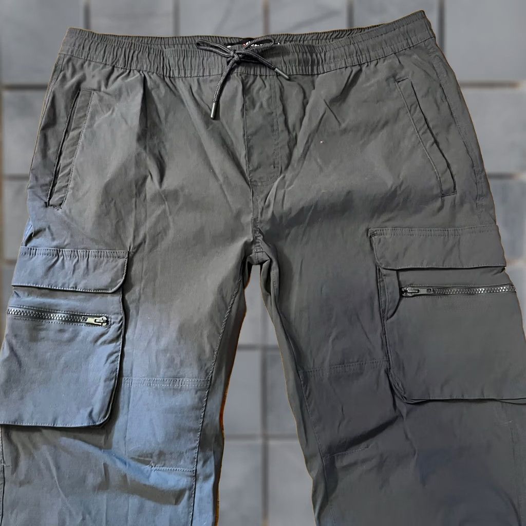 Akademiks Akademiks Hiking Pants Mens XXL Gray Nylon Ankle Jogger Performance Mens 2XL Jogger Pants Gray Nylon Ankle Hiking Pants Size US 39 - 1 Thumbnail