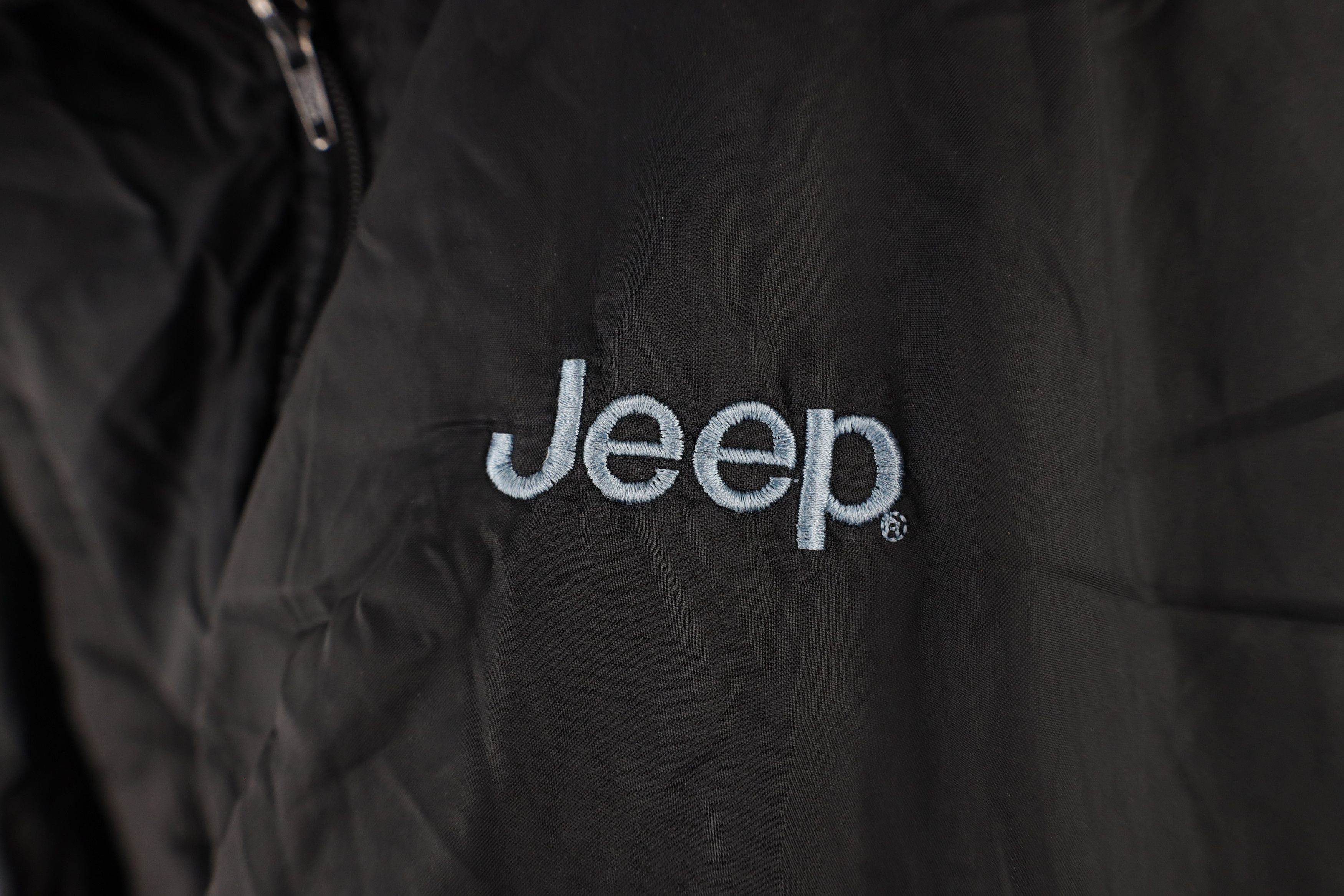 Vintage Vintage 90s Jeep Motors Spell Out Lined Windbreaker Jacket Size US XXL / EU 58 / 5 - 5 Thumbnail