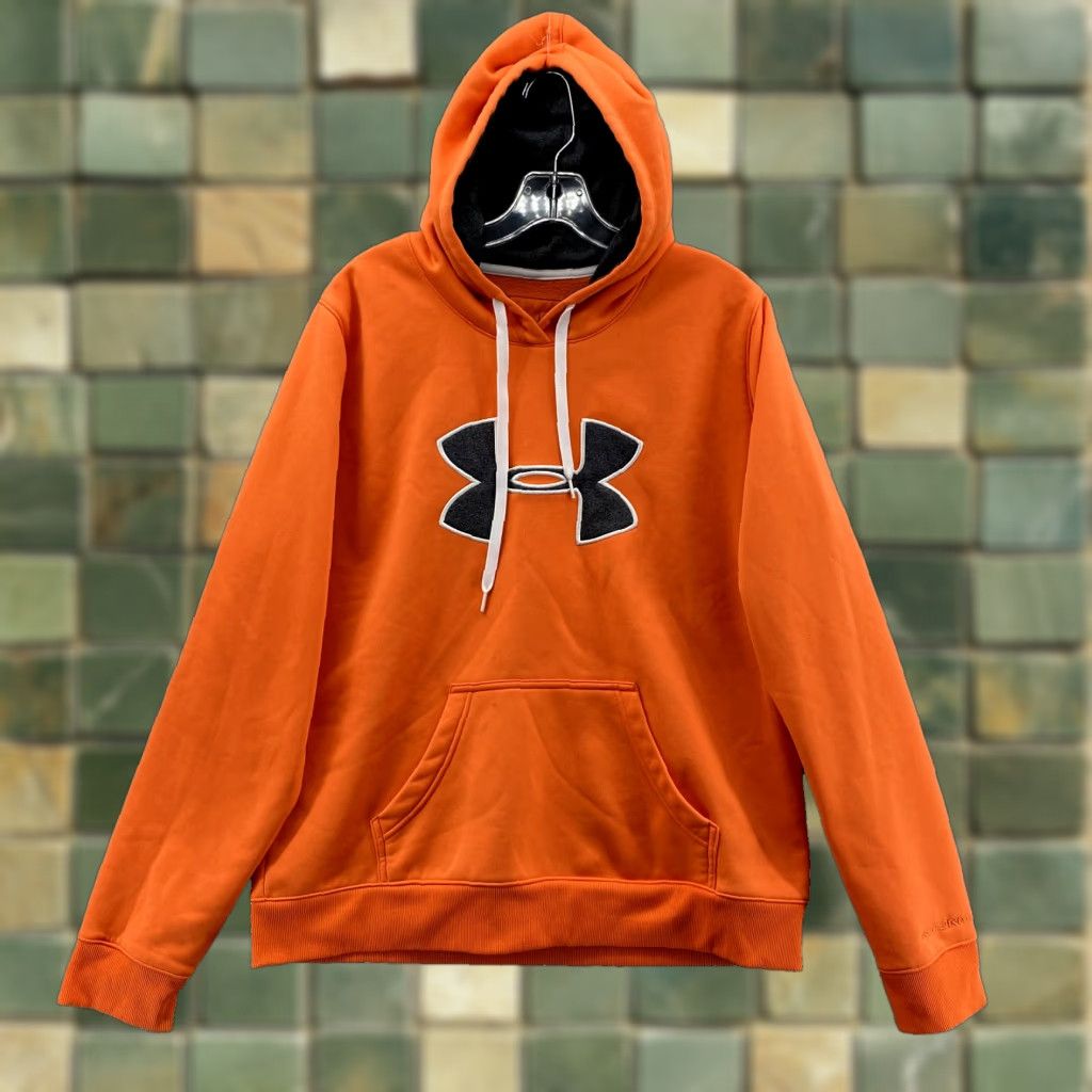 Under Armour Under Armour Storm Hoodie Men L Orange 90s Sportwear Athleisure Activewear Pullover Hoodie Jacket Mens Orange Storm 90s Under Armour Size US L / EU 52-54 / 3 - 1 Thumbnail