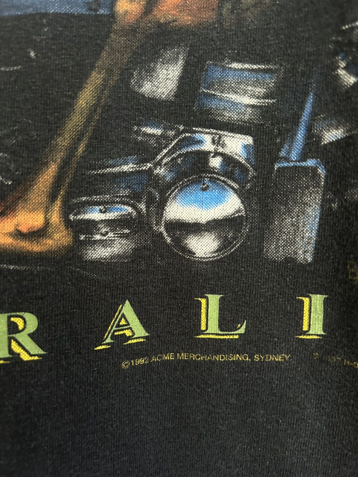 Harley Davidson Vintage 1992 Harley Davidson Australia Kangaroo Graphic Tee Size US L / EU 52-54 / 3 - 4 Thumbnail