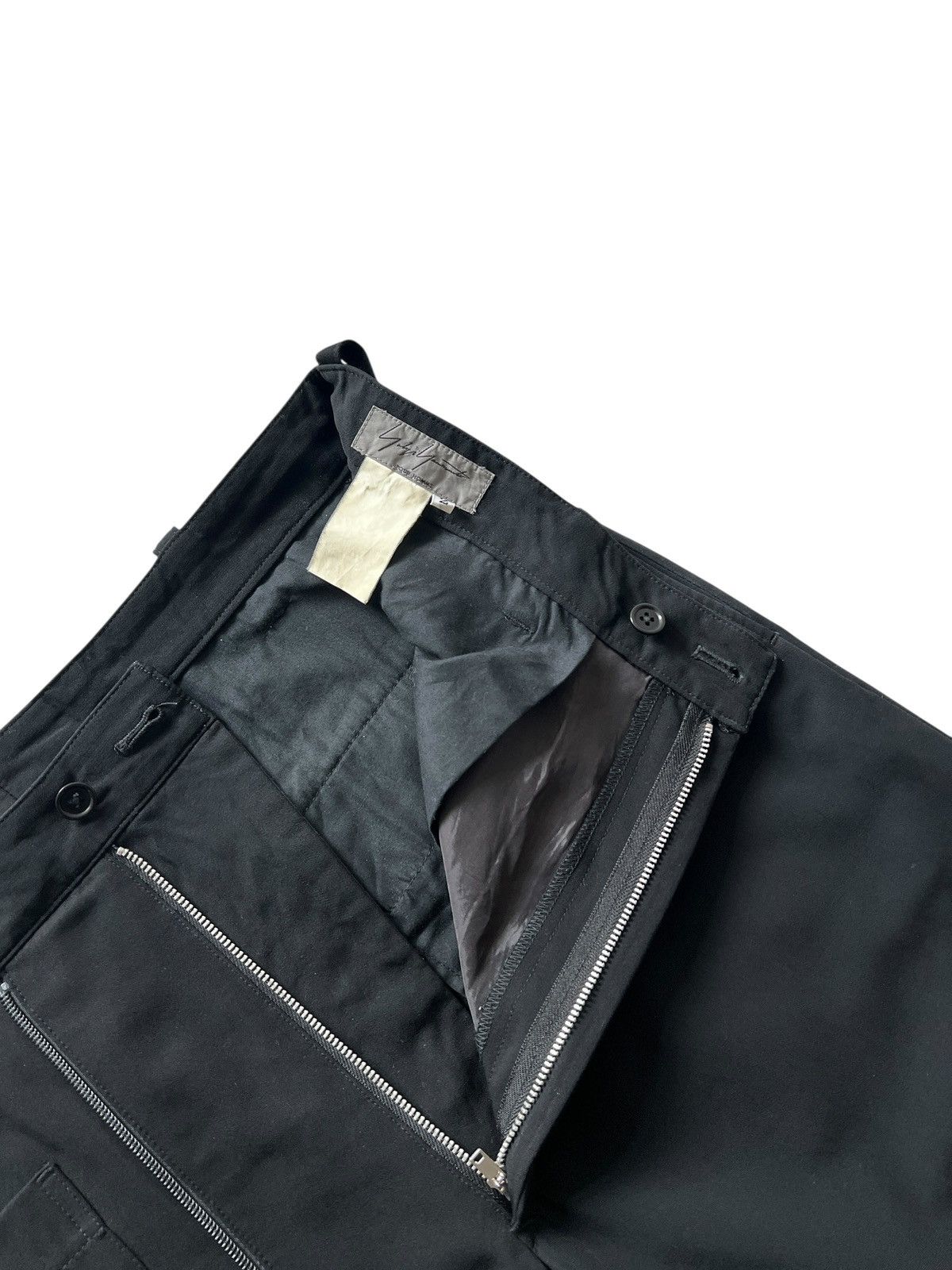 Yohji Yamamoto 1990s Yohji Yamamoto Pour Homme Hidden Pocket Wool Pants Size US 36 / EU 52 - 8 Thumbnail