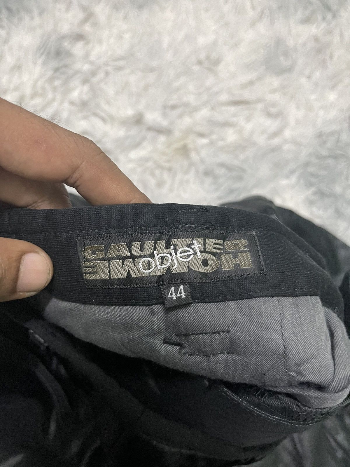 Gaultier Homme Objet 2000s JEAN PAUL GAULTIER SYNTHETIC LEATHER PANT RARE Size 28" / US 6 / IT 42 - 7 Thumbnail