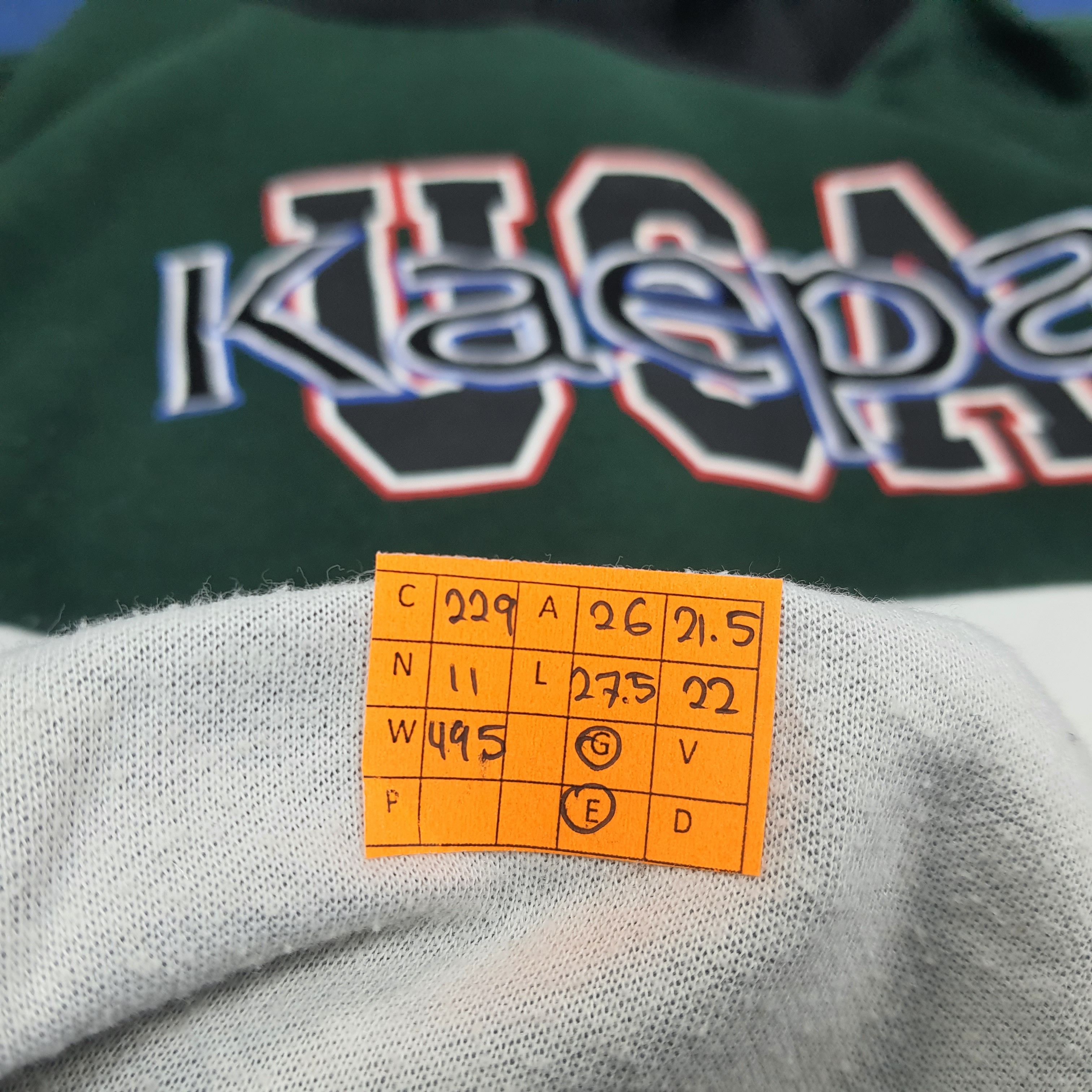 Vintage Vintage Kaepa USA Cheerleading Footwear Hoodie C229N11 Size US XL / EU 56 / 4 - 8 Thumbnail