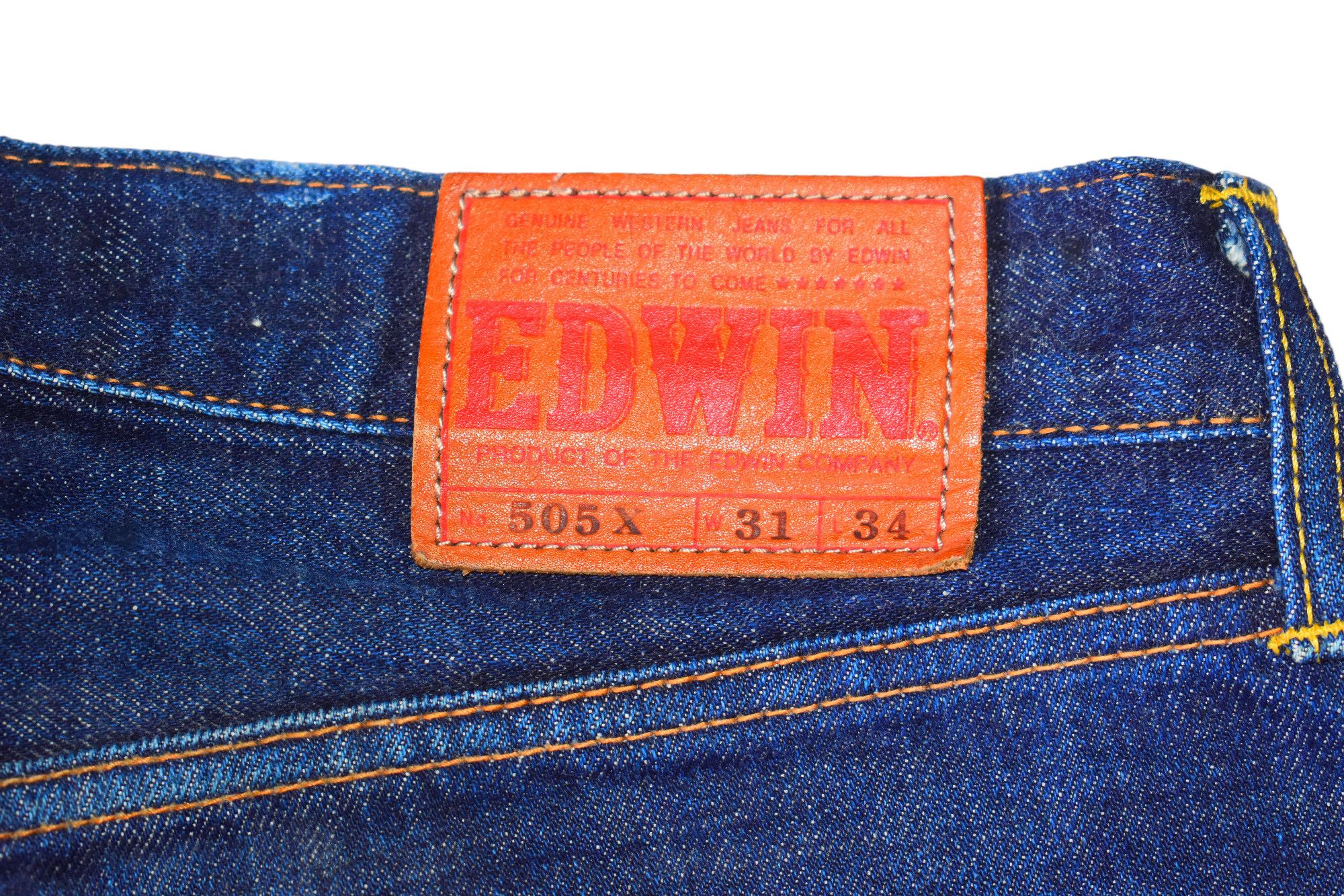 Edwin × Vintage Vintage Edwin 505X Selvedge Denim Size US 31 - 3 Thumbnail