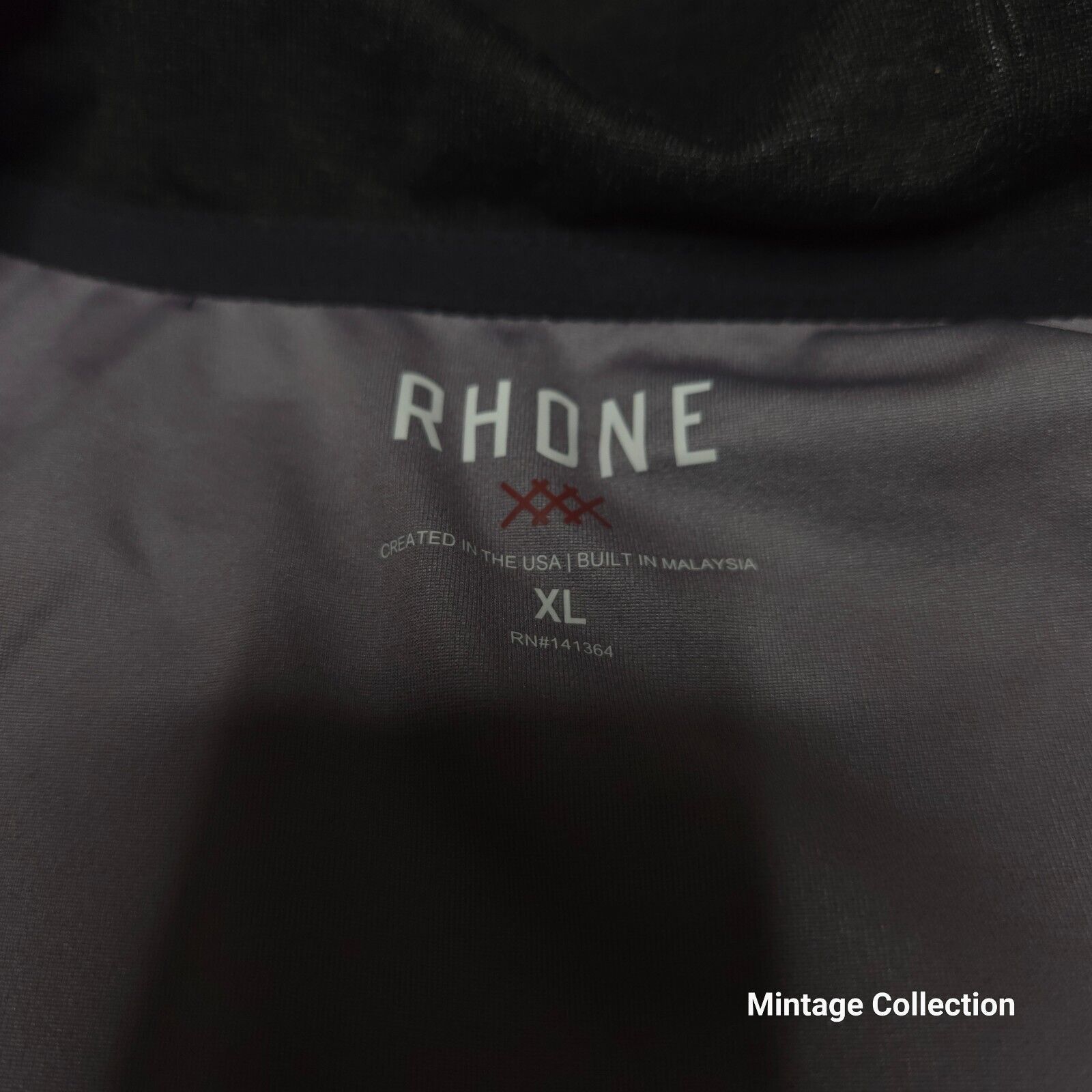 Rhone Rhone Tech Terry Hybrid Black Full Zip Hoodie Jacket XL Size US XL / EU 56 / 4 - 7 Thumbnail