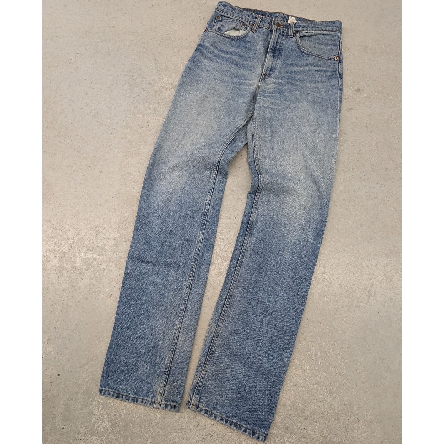 Levi's Vintage Levis 516 washed blue denim jeans Size US 32 / EU 48 - 3 Thumbnail