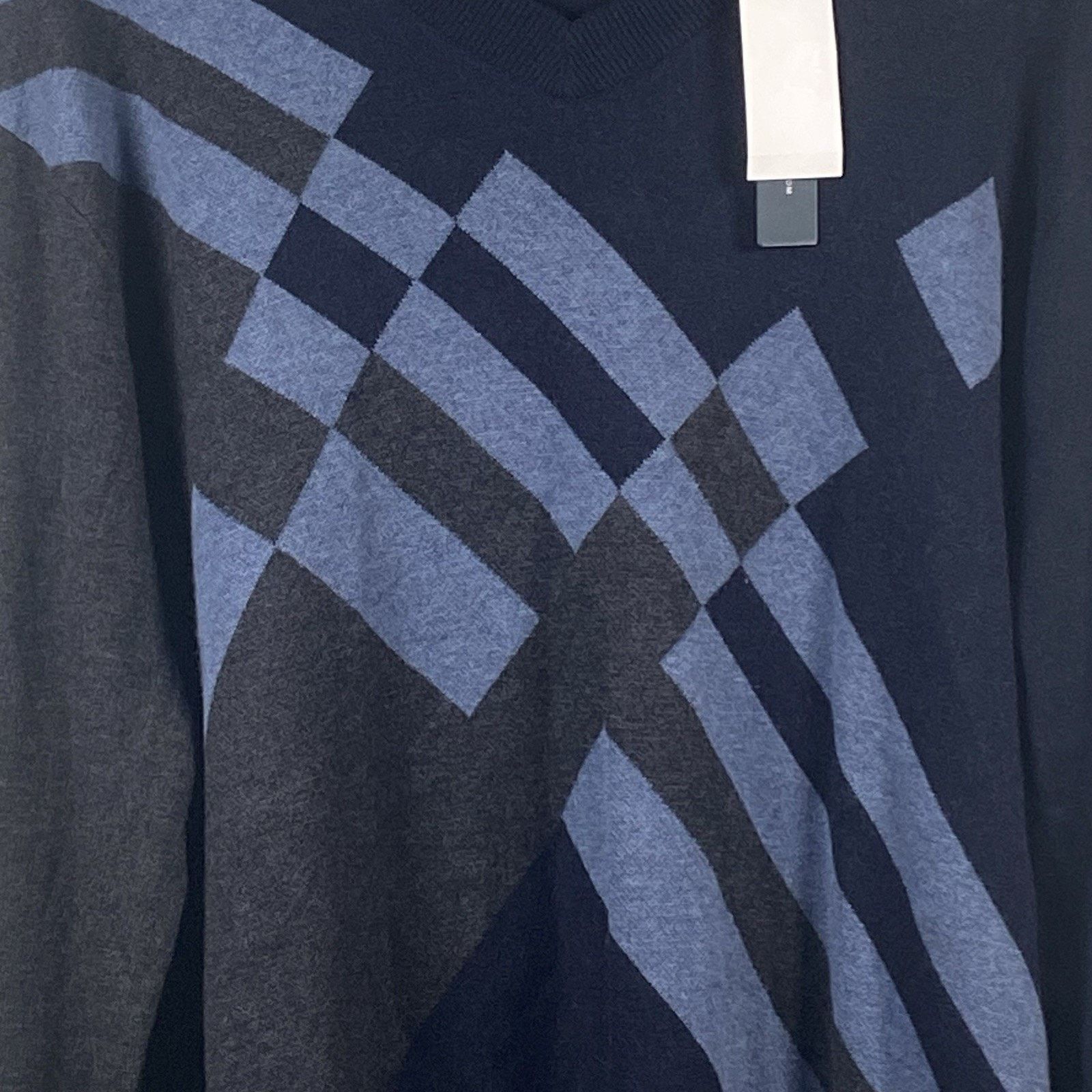 Perry Ellis Perry Ellis Sweater Men's Size 2X Merino Wool Blend NWT Size US XXL / EU 58 / 5 - 3 Thumbnail
