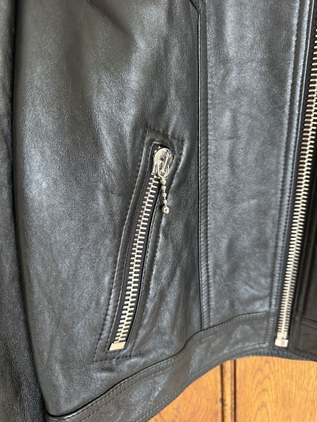 Celine $5.7k FW24 Celine Cafe Racer blouson leather jacket Hedi 52 Size US L / EU 52-54 / 3 - 16 Thumbnail