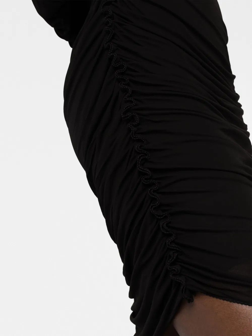 Saint Laurent Paris o1y0126 Mini Dress in Black Size XS / US 0-2 / IT 36-38 - 3 Thumbnail