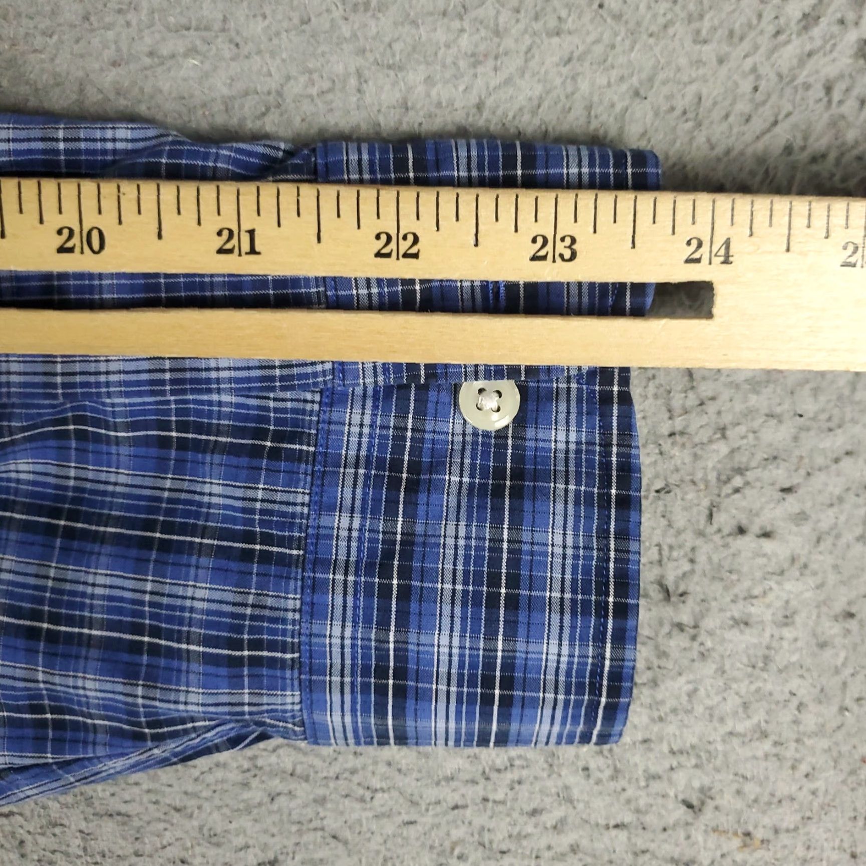 Ralph Lauren Ralph Lauren Button-Up Shirt Mens Medium Blue Plaid Long Sleeve Size US M / EU 48-50 / 2 - 7 Thumbnail