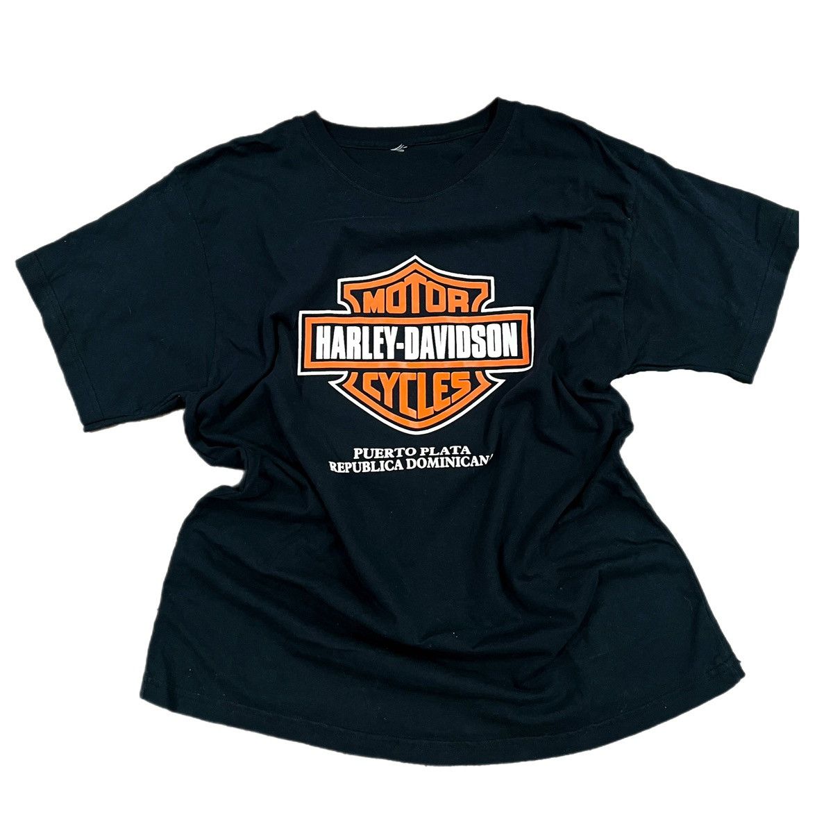 Harley Davidson × Vintage Vintage Harley Davidson Domincan Republic T-Shirt Size US L / EU 52-54 / 3 - 1 Thumbnail