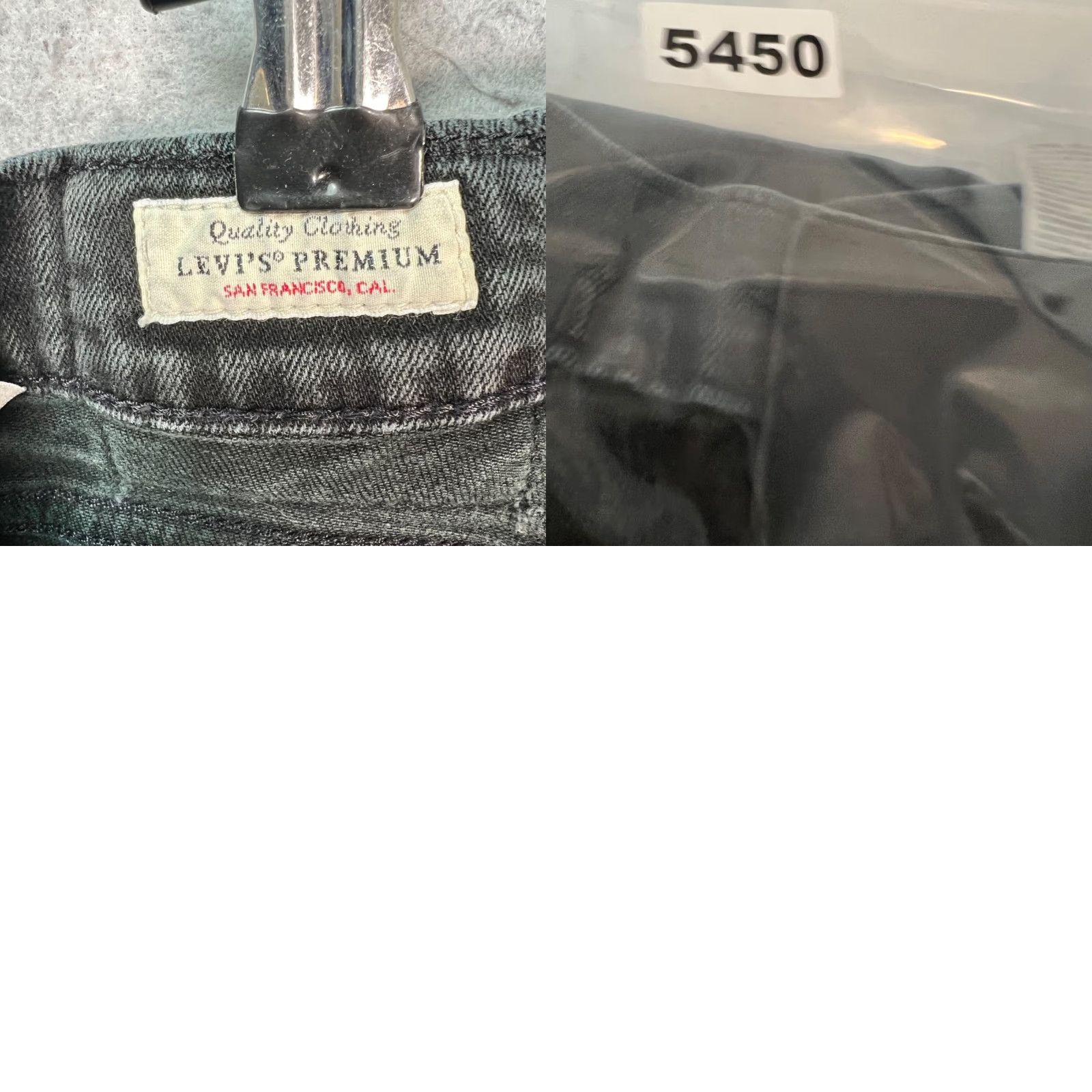 Levi's Levis 512 Mens 32 x 31 Skinny Fit Stretch Jeans Black Denim Regular Size Levi's 500 Series Men Jeans Slim Style Size US 32 / EU 48 - 9 Thumbnail