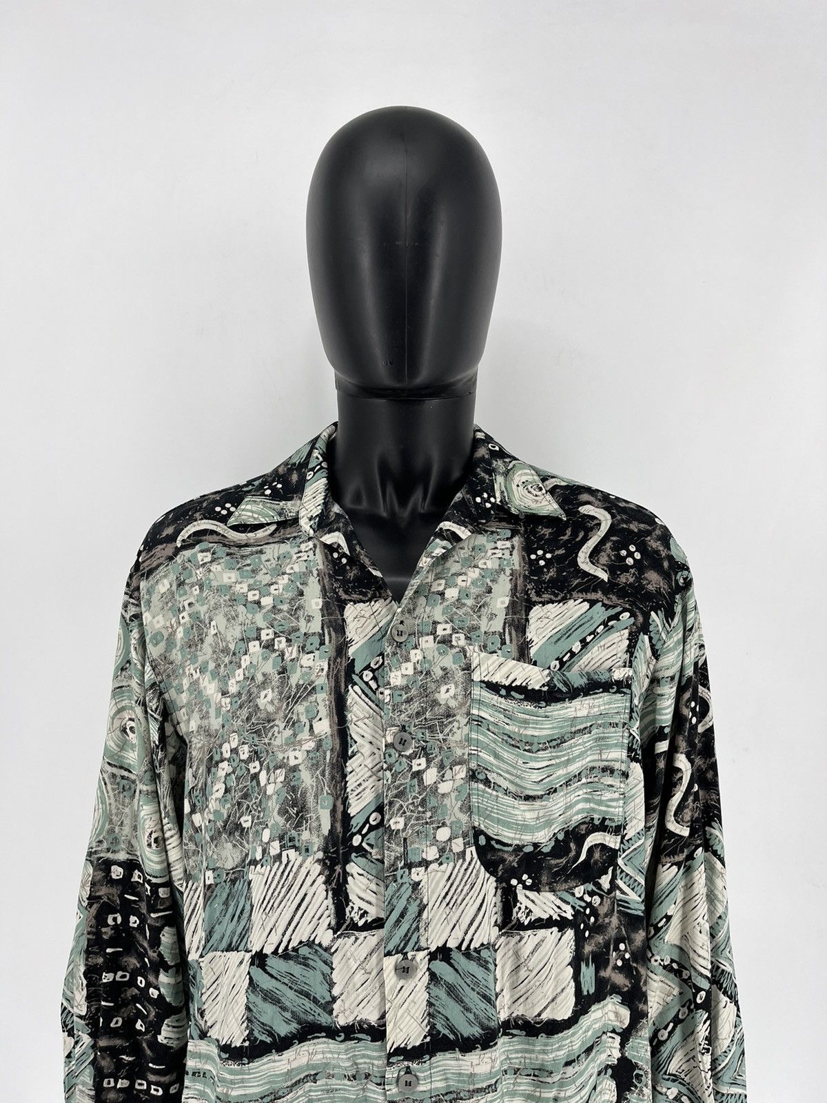 Vintage Vintage Art Streetwear Hawaiian Travis Scott style Size US L / EU 52-54 / 3 - 1 Thumbnail