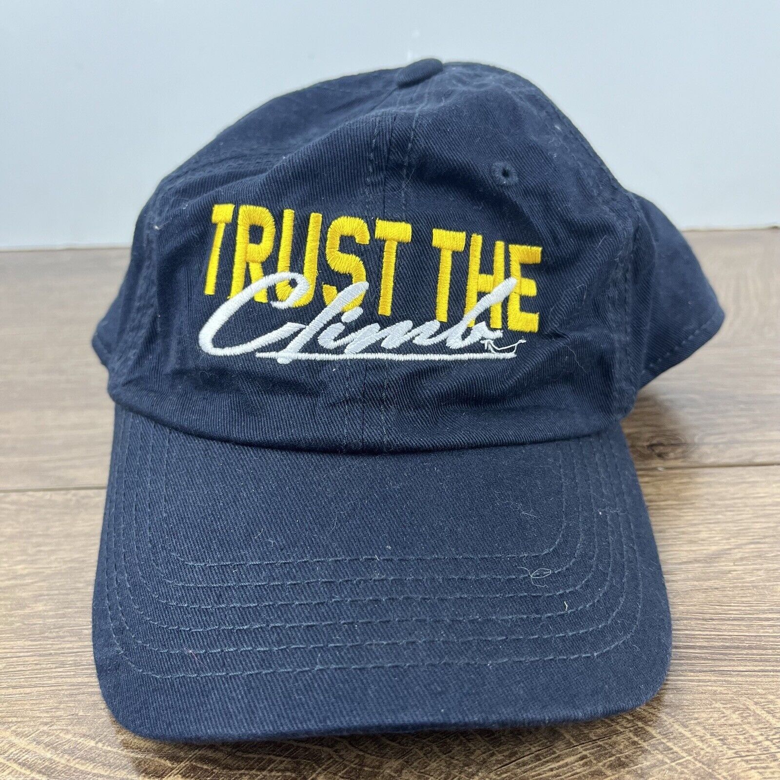 Other Wets Virginia Hat Trust the Climb Hat Blue Adjustable Hat Bl Size ONE SIZE - 5 Thumbnail