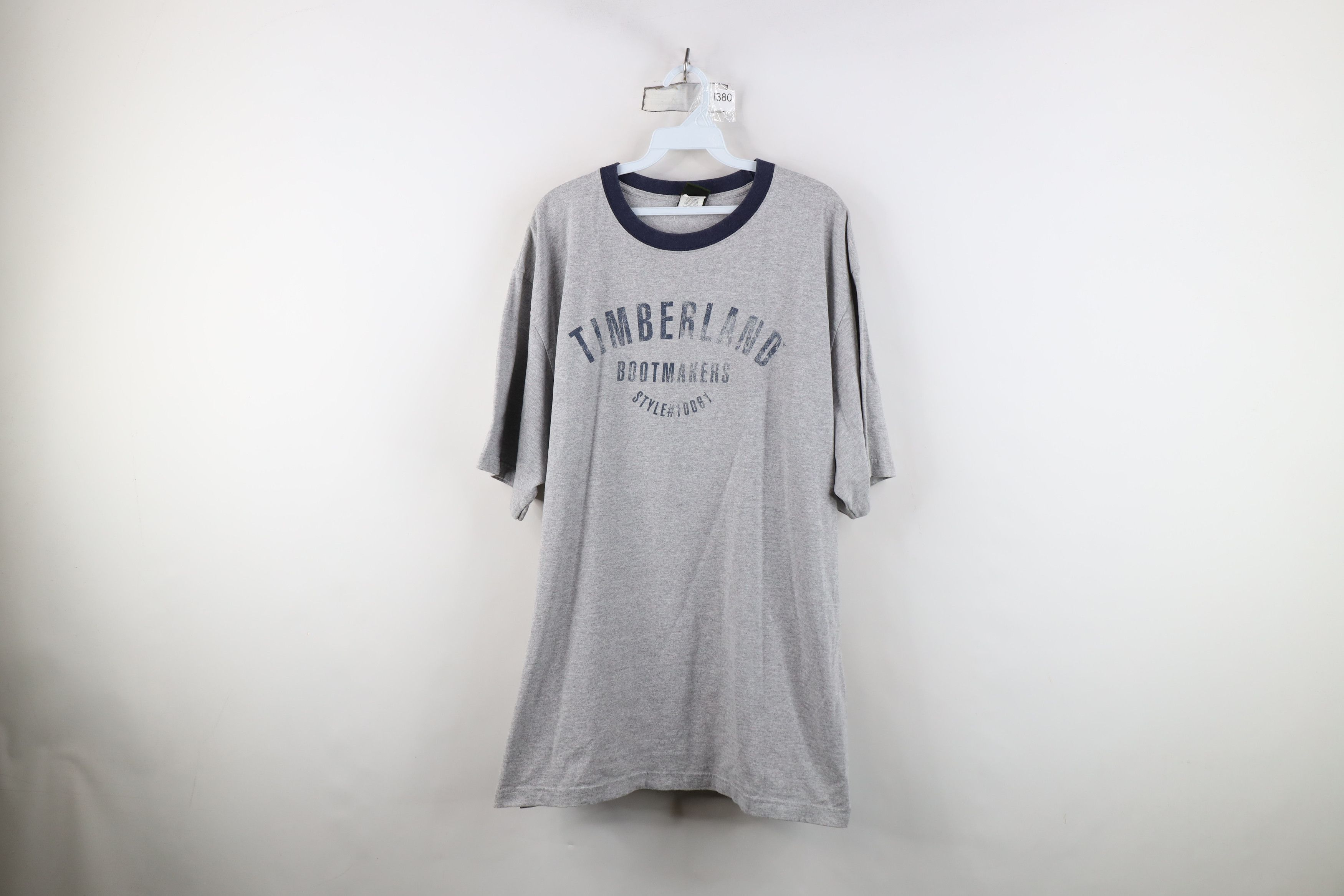 Timberland Vintage 90s Y2K Timberland Baggy Fit Bootmakers T-Shirt Size US XL / EU 56 / 4 - 1 Thumbnail