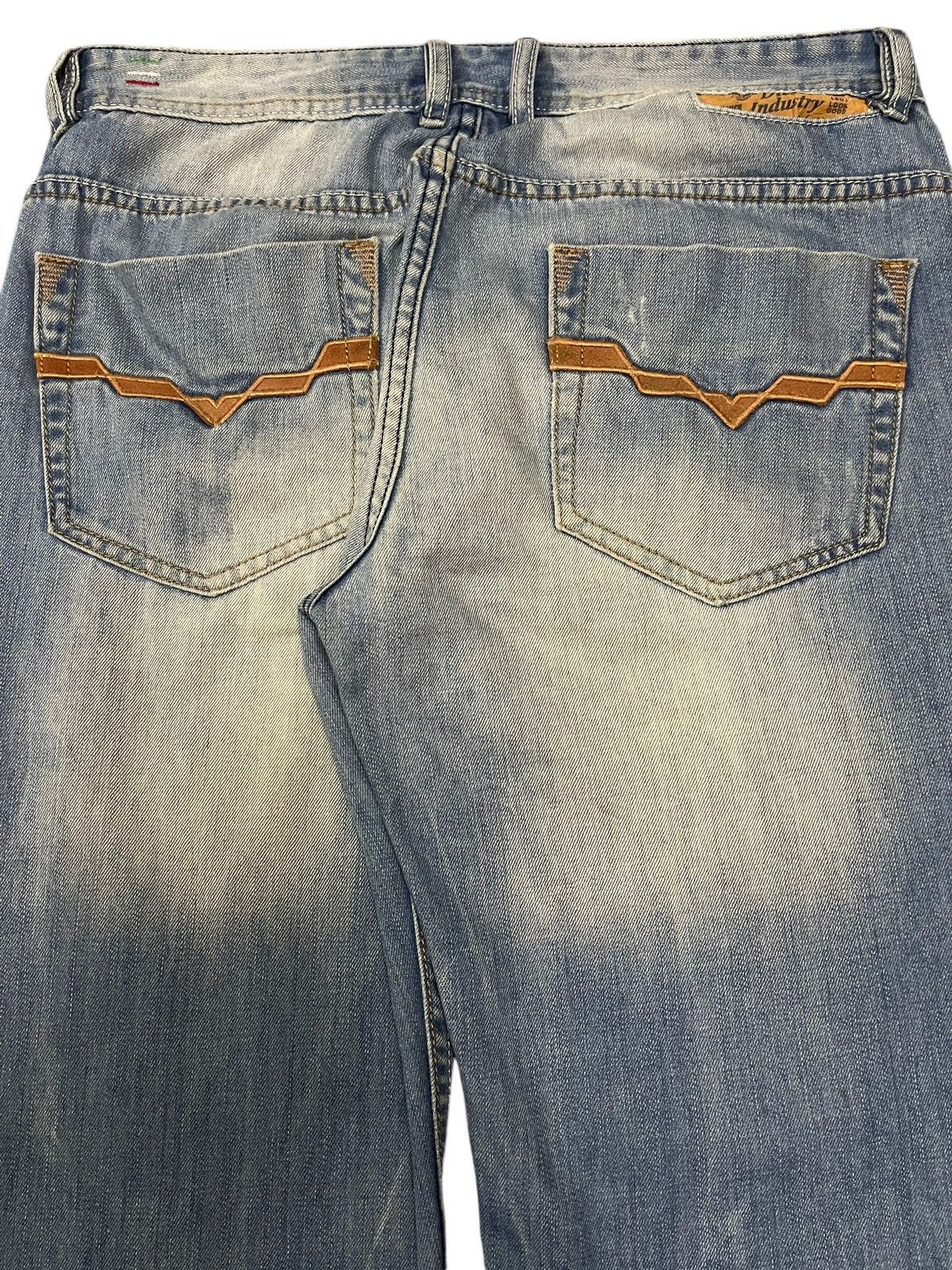 Diesel Vintage Diesel Industry Fade Wash Style Distress Loose Jeans Size US 34 / EU 50 - 6 Thumbnail