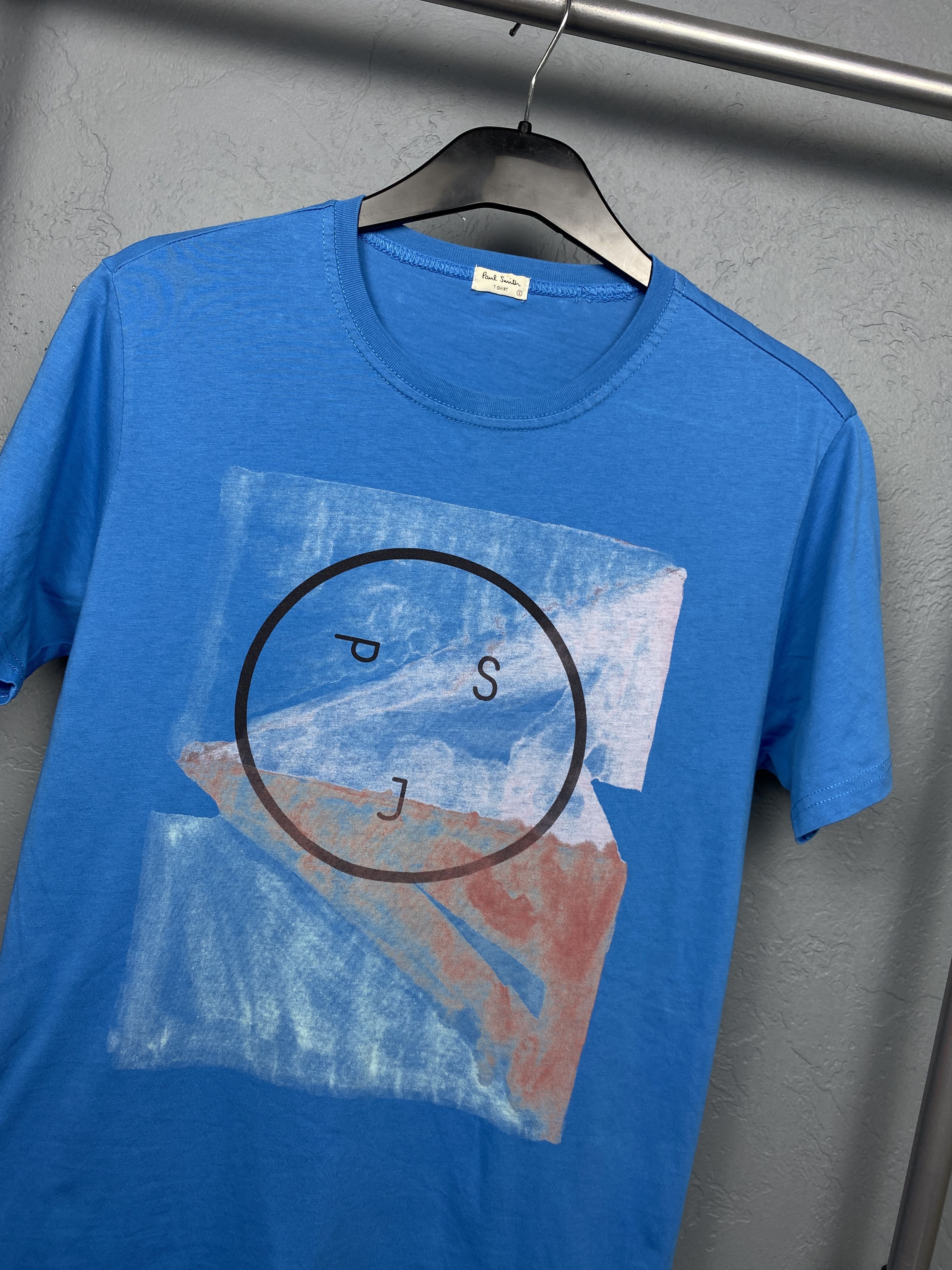 Paul Smith × Vintage Paul Smith Vintage Mens Crew Neck T-Shirt Tee Size US L / EU 52-54 / 3 - 2 Thumbnail