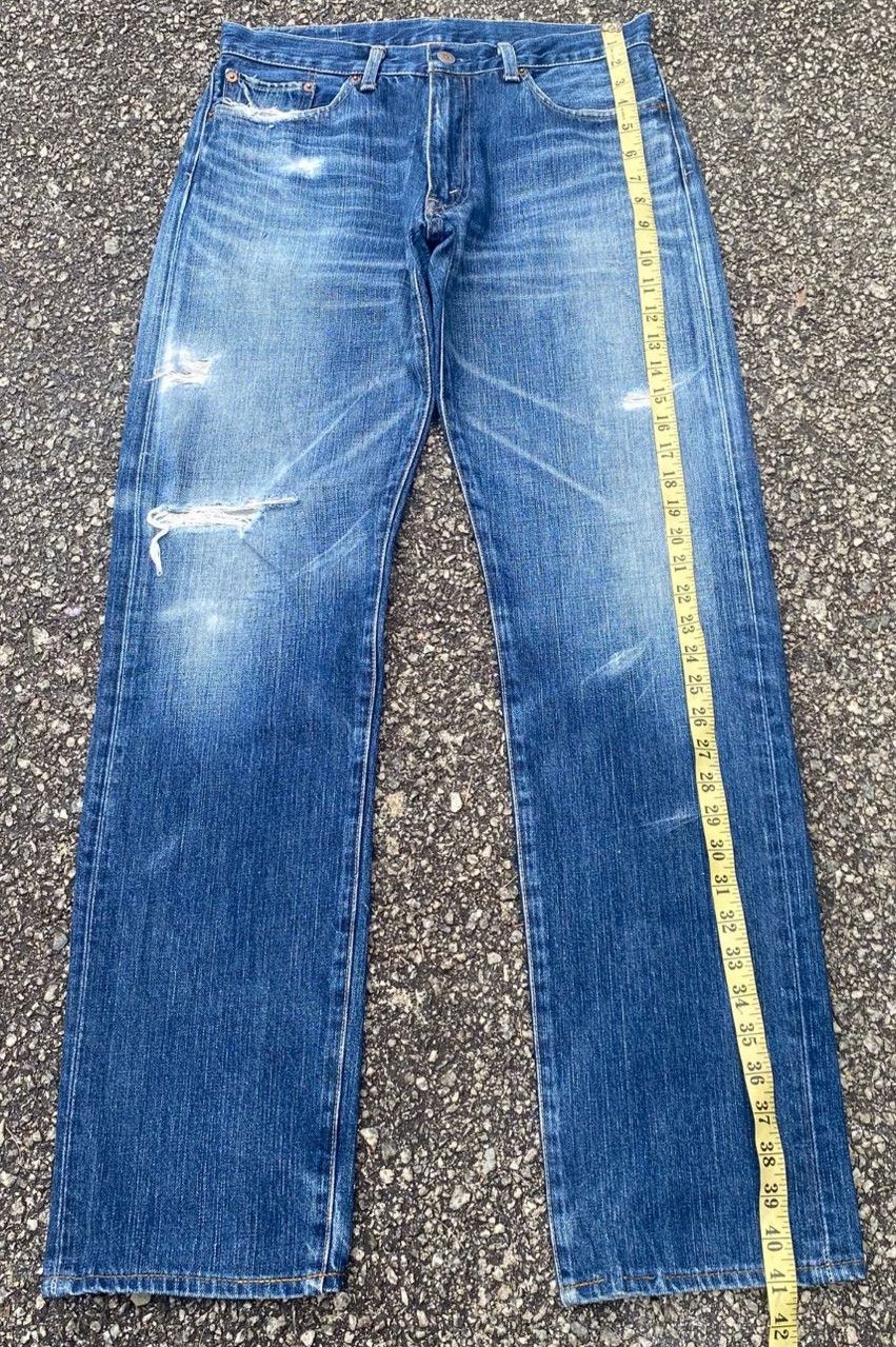Levi's Vintage Levis 505 Distressed Denim Jeans Size US 32 / EU 48 - 2 Thumbnail