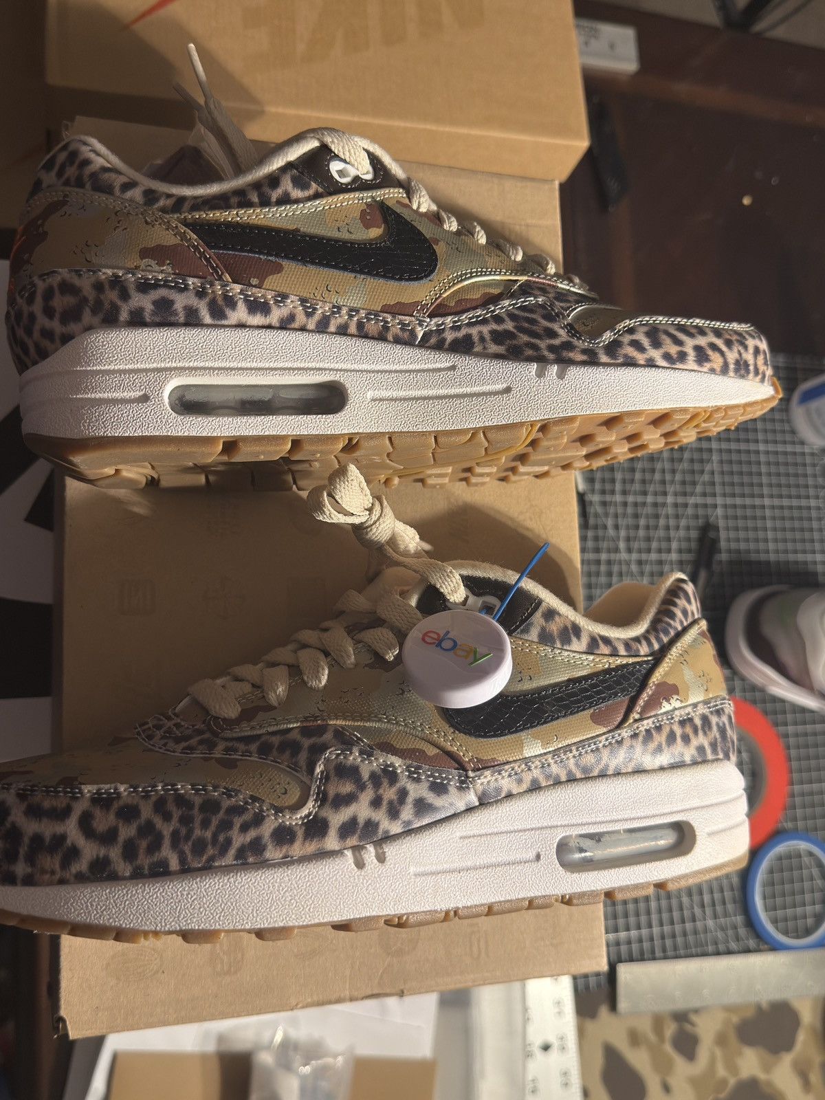 Nike × atmos Nike Air Max 1 PRM x Atmos Leopard Size US 10 / EU 43 - 1 Thumbnail