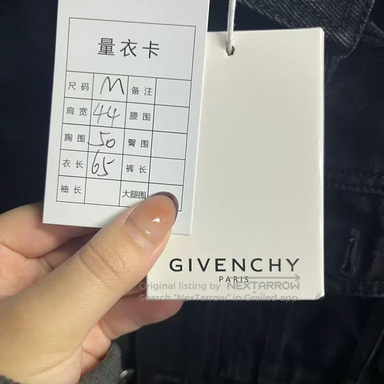 Other Givenchy Black Star Embroidered Collar Denim Jacket Size US M / EU 48-50 / 2 - 4 Thumbnail