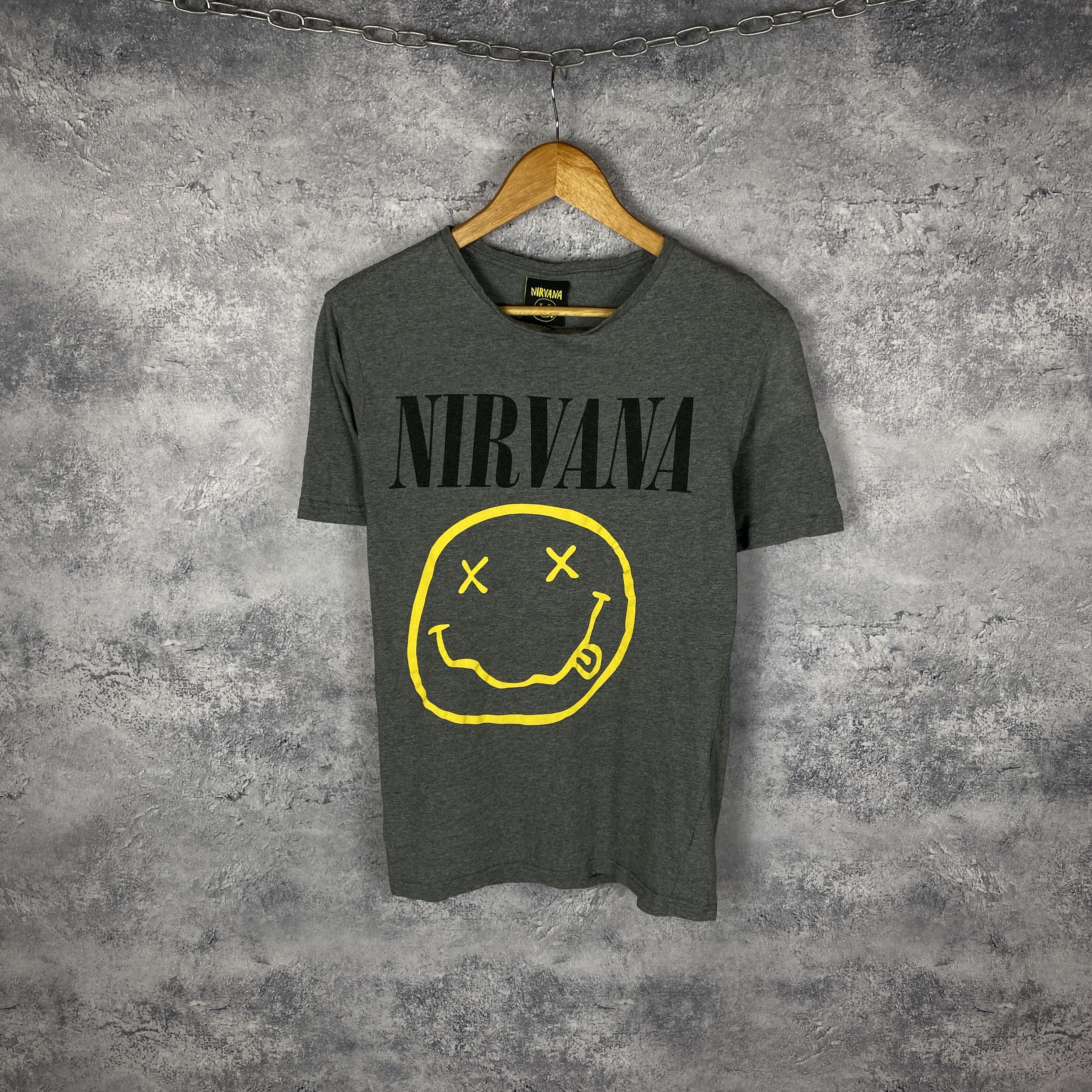 Band Tees Nirvana Tee Men's Size M Gray Short Sleeve Size US M / EU 48-50 / 2 - 1 Thumbnail