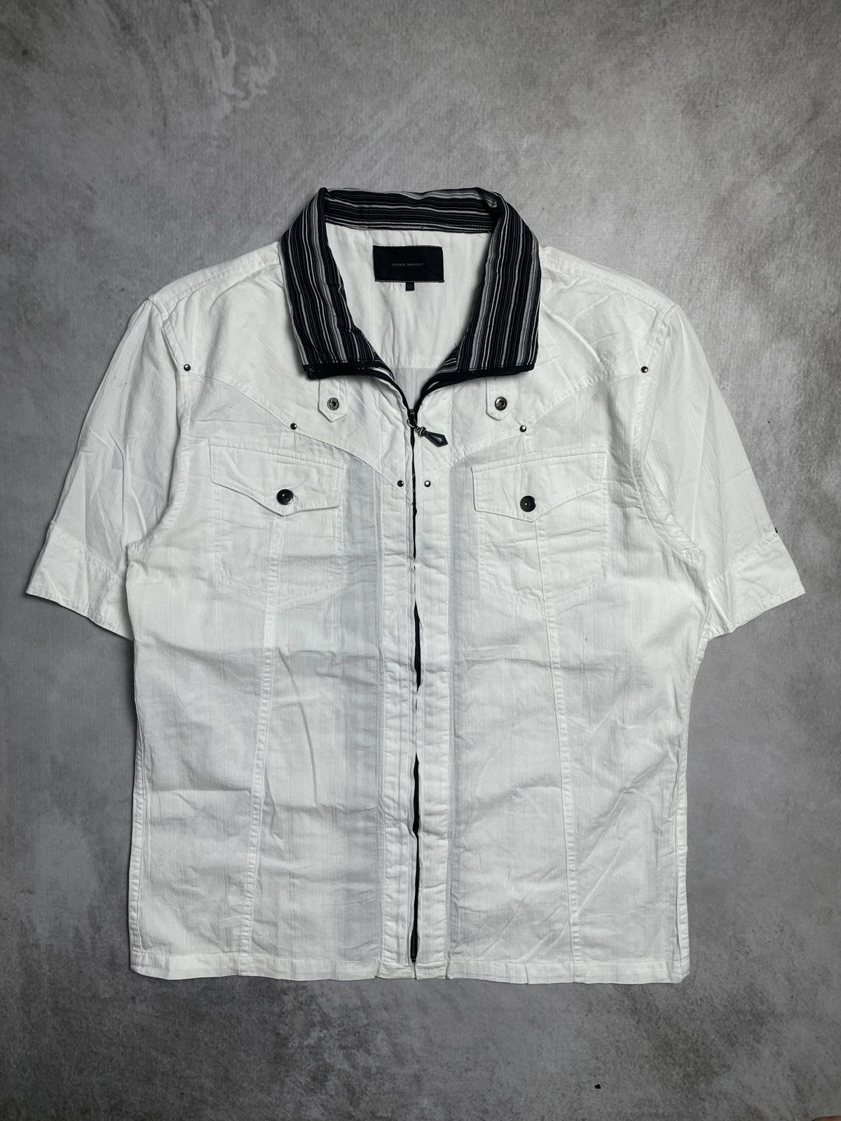 If Six Was Nine Crate Barefoot Vkei Style Double Inner Riders Shirt Size US L / EU 52-54 / 3 - 2 Thumbnail