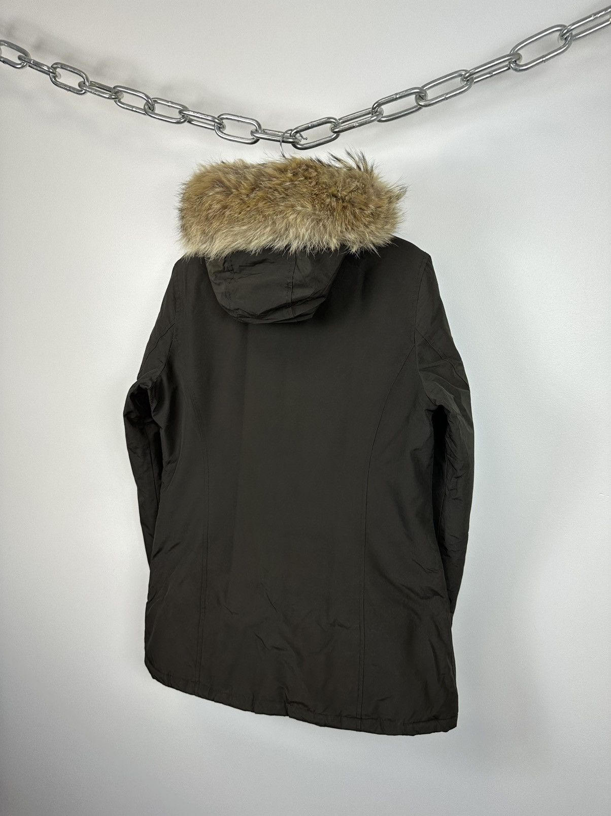 Woolrich Woolen Mills Vintage Woolrich Women's Real Fur Down Arctic Parka Jacket Size L / US 10 / IT 46 - 10 Thumbnail