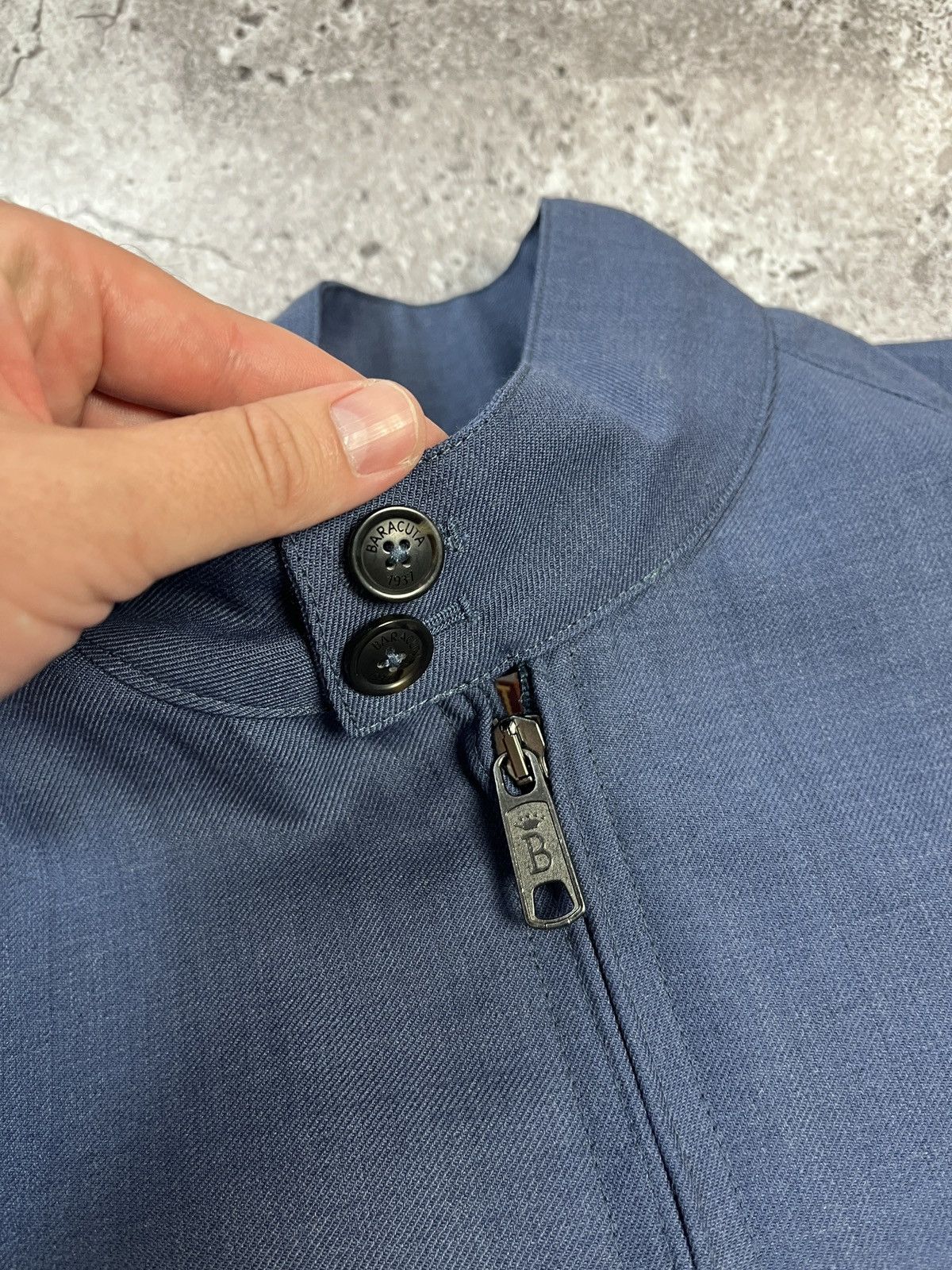 Baracuta Baracuta G9 Jacket 42 Blue Wool Blend Made in Italy 🇮🇹 Size US L / EU 52-54 / 3 - 4 Thumbnail