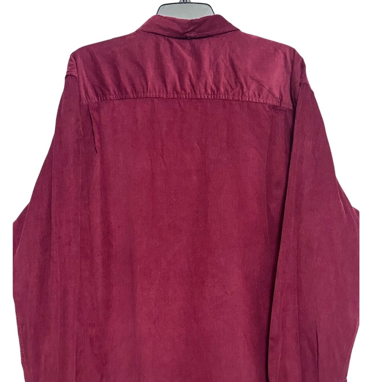 Other Heritage Burgundy Cotton ButtonUp Shirt XXL NWOT Corduroy Size US XXL / EU 58 / 5 - 6 Thumbnail