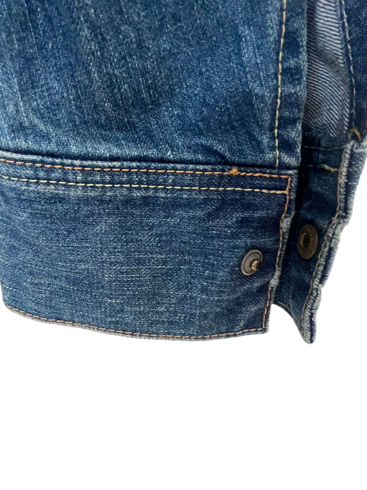 Japanese Brand Velvet Blue Japan Panter Denim Cafe Racer Jacket Size US M / EU 48-50 / 2 - 12 Thumbnail