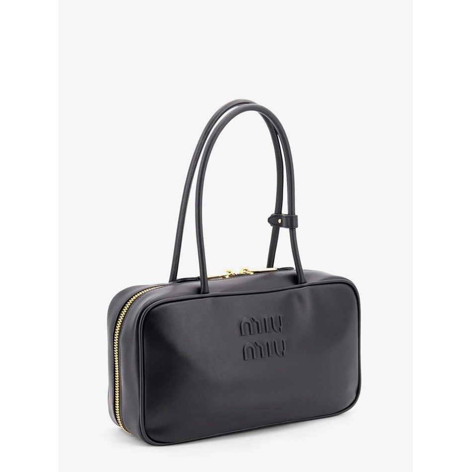 Miu Miu MIU MIU Beau Medium $3700 Black Leather Top Handle New And A Size ONE SIZE - 3 Thumbnail