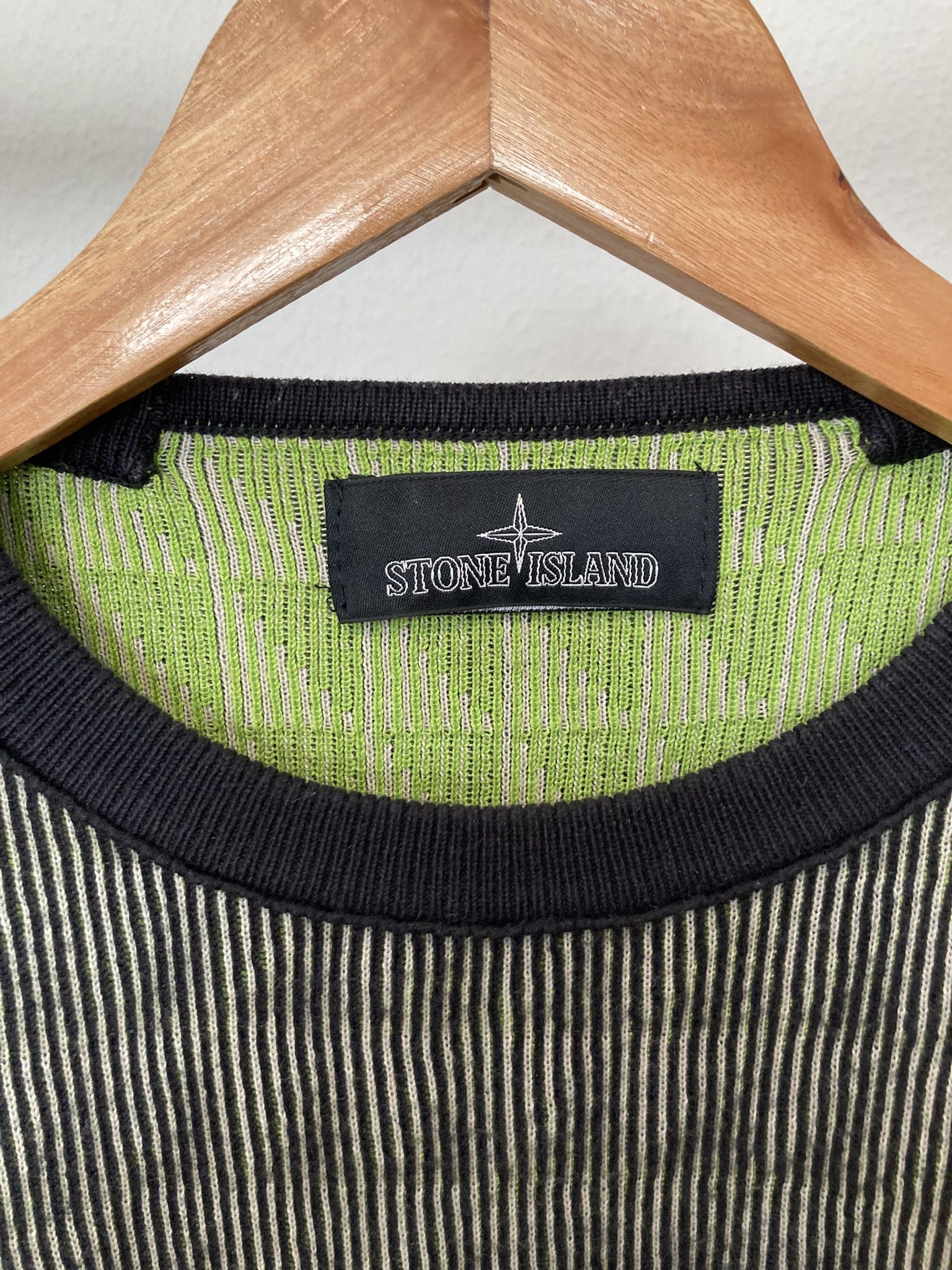 Stone Island Shadow Project SISP Layered Jacquard Knit Sweater Size US M / EU 48-50 / 2 - 3 Thumbnail