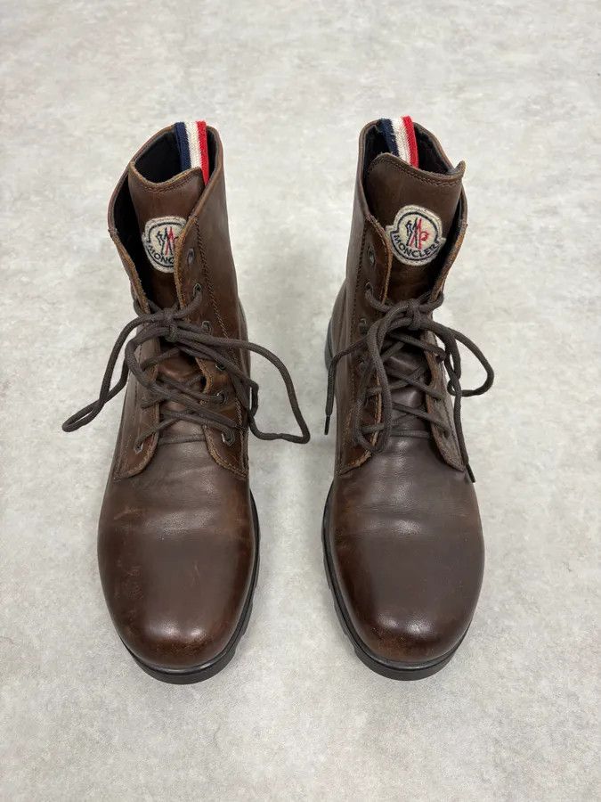 Moncler 2000s Moncler Brown Leather Boots Size US 8 / EU 41 - 2 Thumbnail