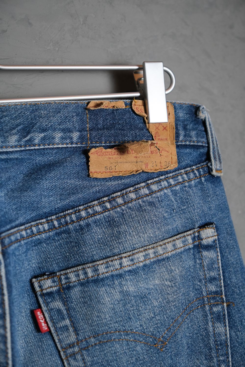 Vintage Levi’s Mid 1980’s 501 Selvedge Jeans 524d Size US 30 / EU 46 - 5 Thumbnail