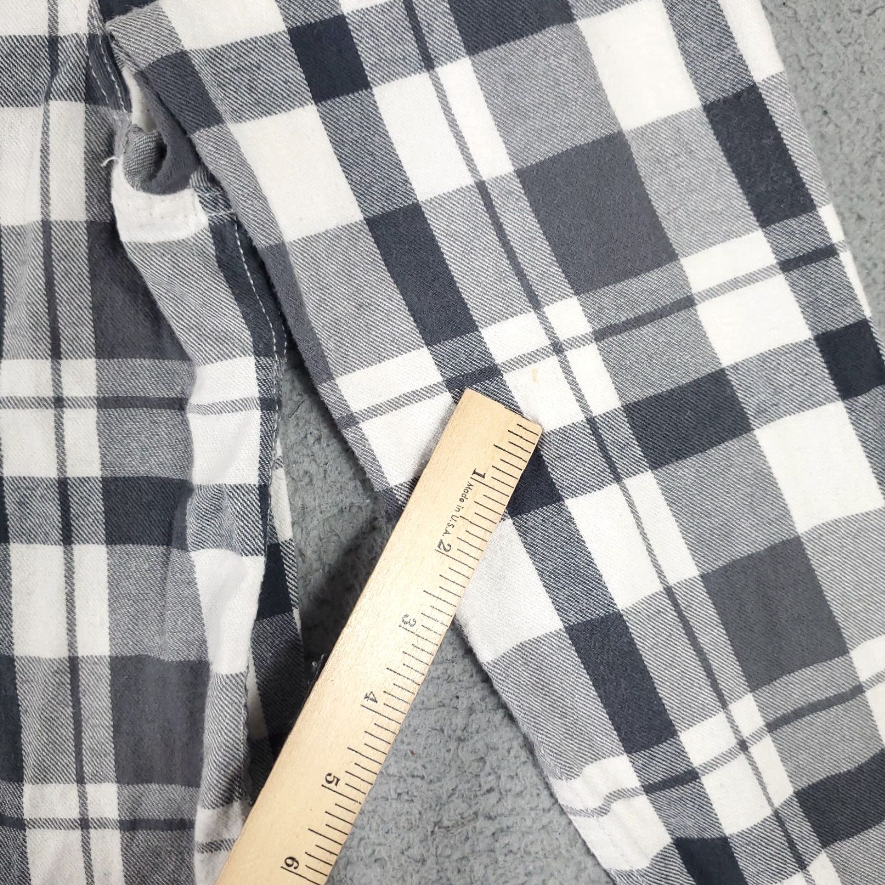 American Eagle Outfitters American Eagle Shirt Mens XL Gray Plaid Outdoors Button Up Long Sleeve Size US XL / EU 56 / 4 - 6 Thumbnail