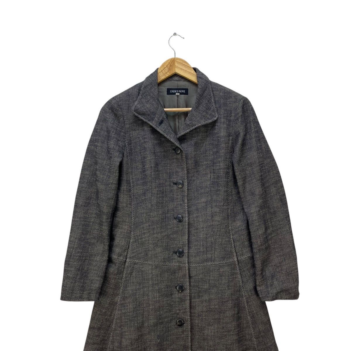 Issey Miyake Vintage Long Dress Coat Flared Hem Size M / US 6-8 / IT 42-44 - 5 Thumbnail