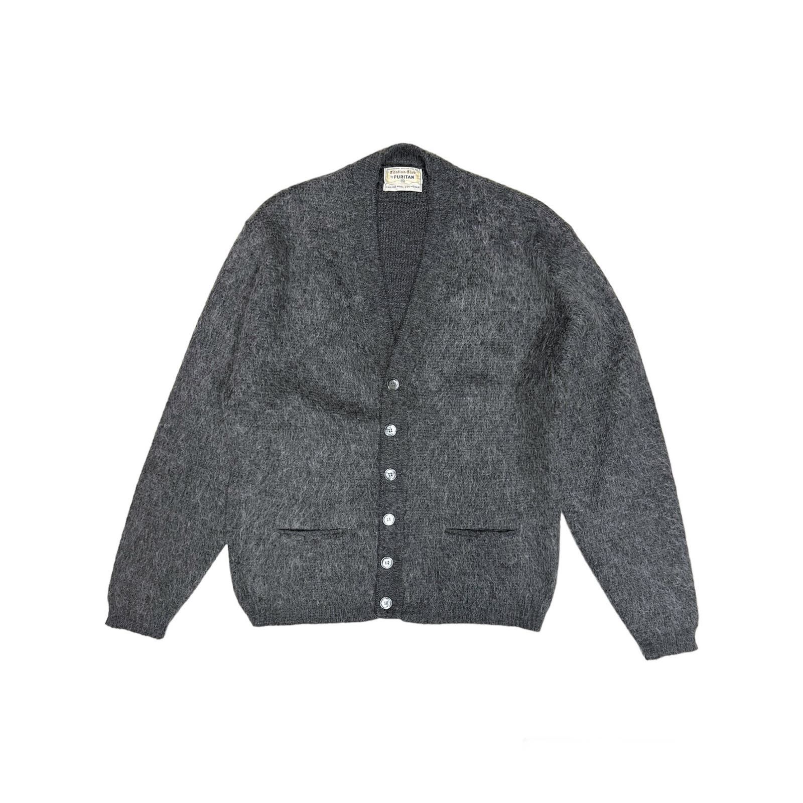 Vintage 40s~50s Shaggy Mohair Cardigan