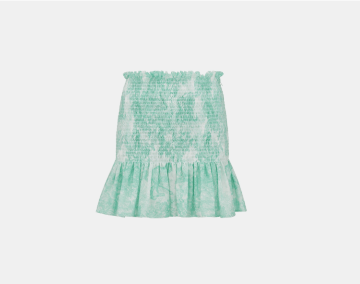 Dior o1w1db10925 441J99 Mini Skirt in White/Aquamarina Size 26" / US 2 / IT 38 - 1 Thumbnail