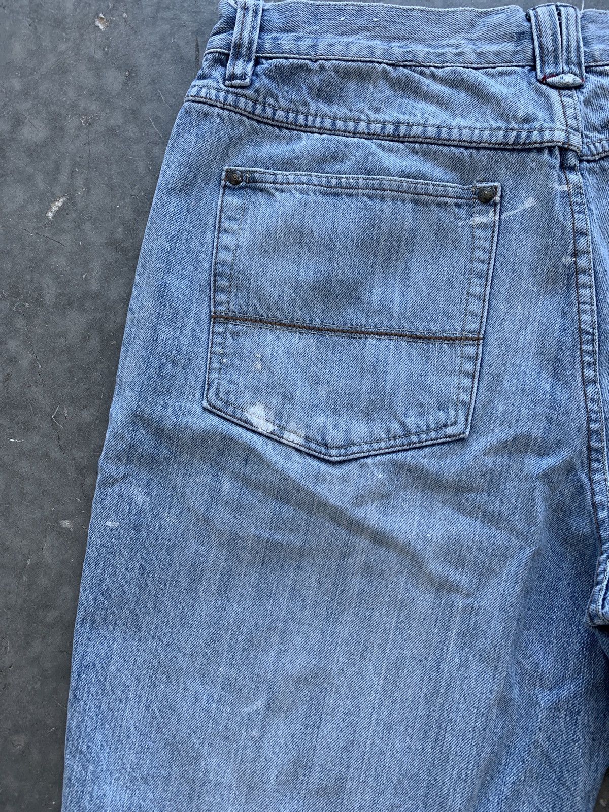 Vintage Crazy Vintage Y2K Baggy Light Wash Jean Shorts Painter Size US 36 / EU 52 - 9 Thumbnail