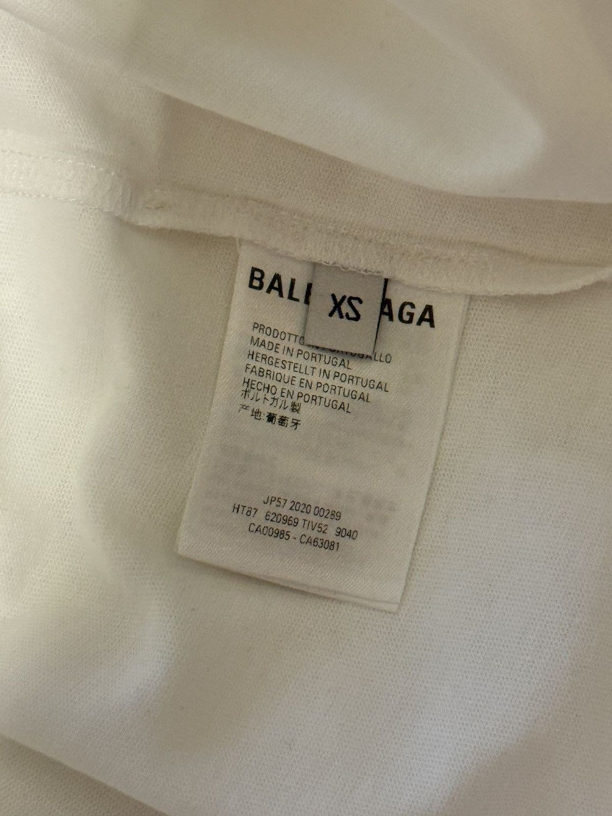 Balenciaga Balenciaga white t shirt Size US XS / EU 42 / 0 - 6 Thumbnail