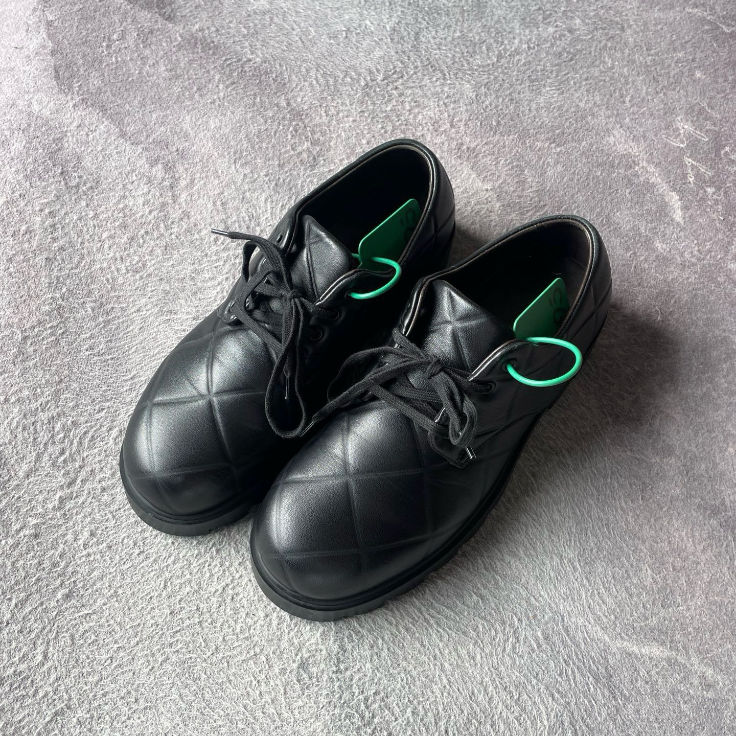 Bottega Veneta Bottega veneta Quilted Square toe Derby shoes | Grailed