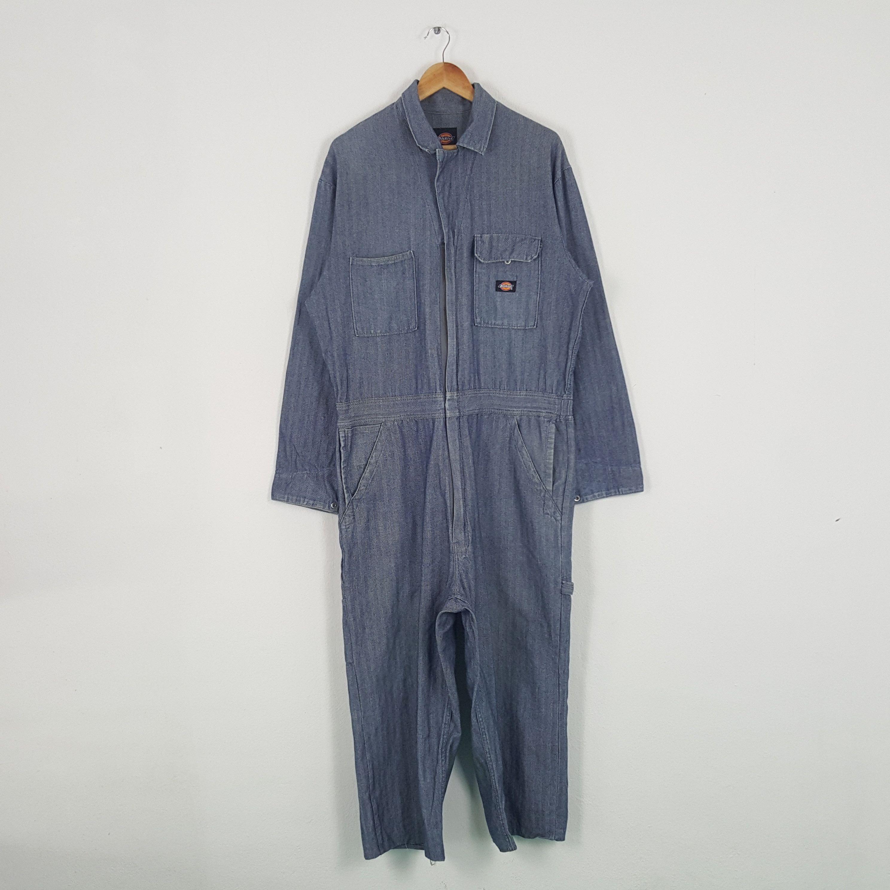 Dickies × Stussy × Vintage Vintage Dickies X Stussy American Custom Art Coverall Jacket Size US L / EU 52-54 / 3 - 4 Thumbnail