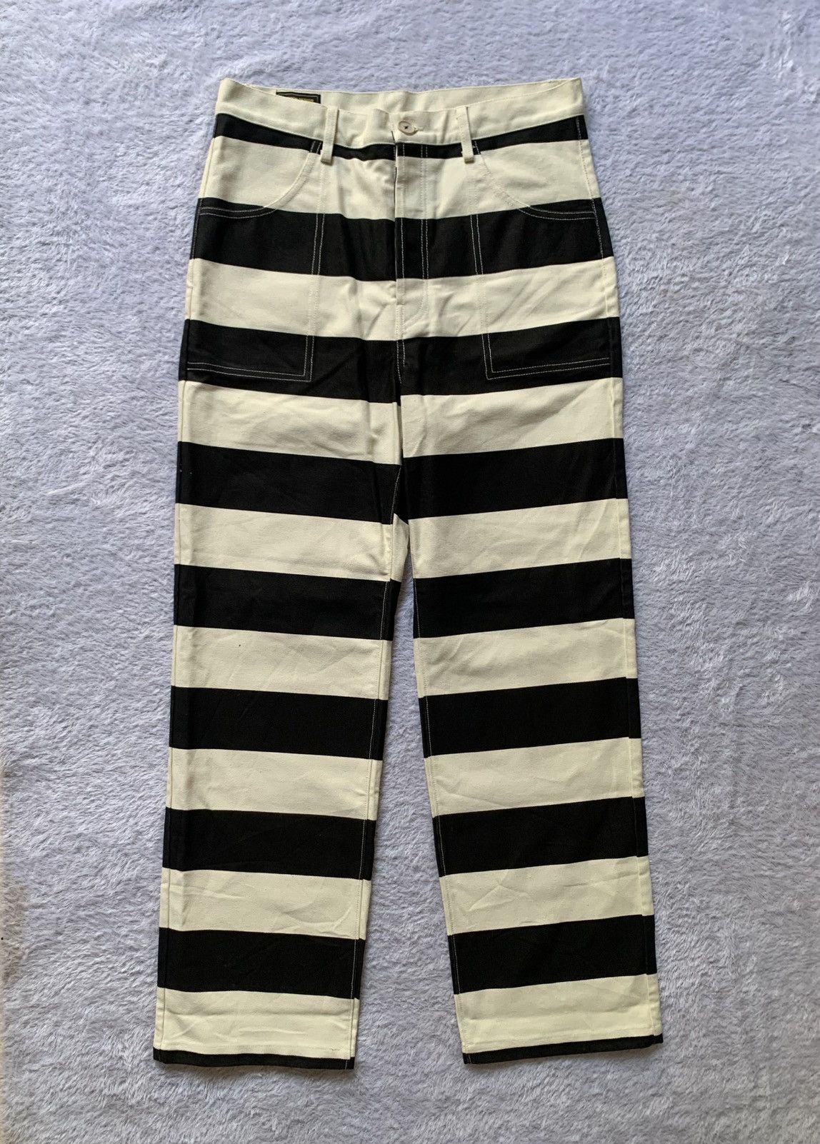 Helmut Lang Helmut lang style prisoner pants loose straight Size US 33 - 1 Thumbnail