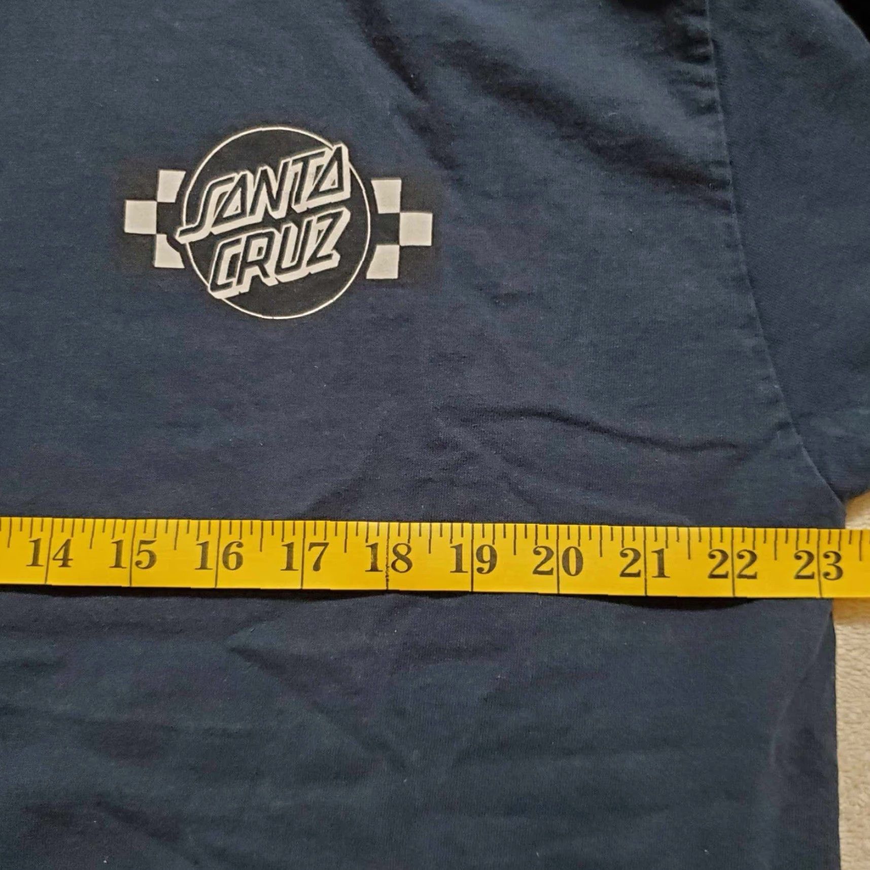 Vintage VINTAGE Santa Cruz Skate Tee Y2K Grunge Mens XL Blue T-Shirt Size US XL / EU 56 / 4 - 4 Thumbnail