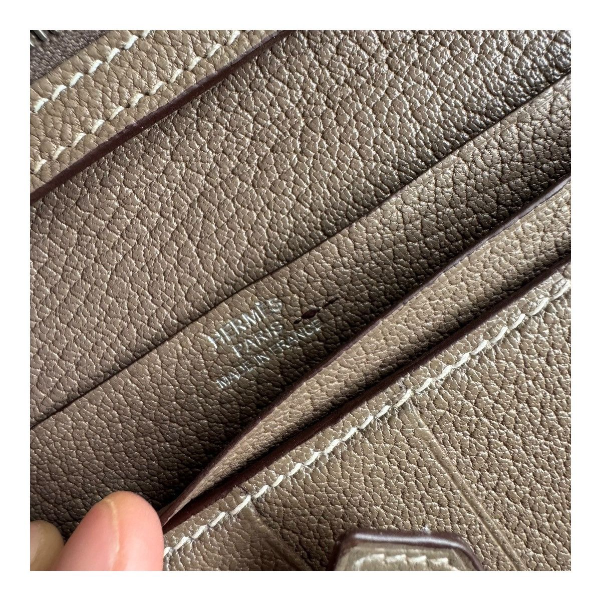 Hermes HERMES Fourre ToutMM Handbag Tote Bag black Cotton canvas Size ONE SIZE - 3 Thumbnail
