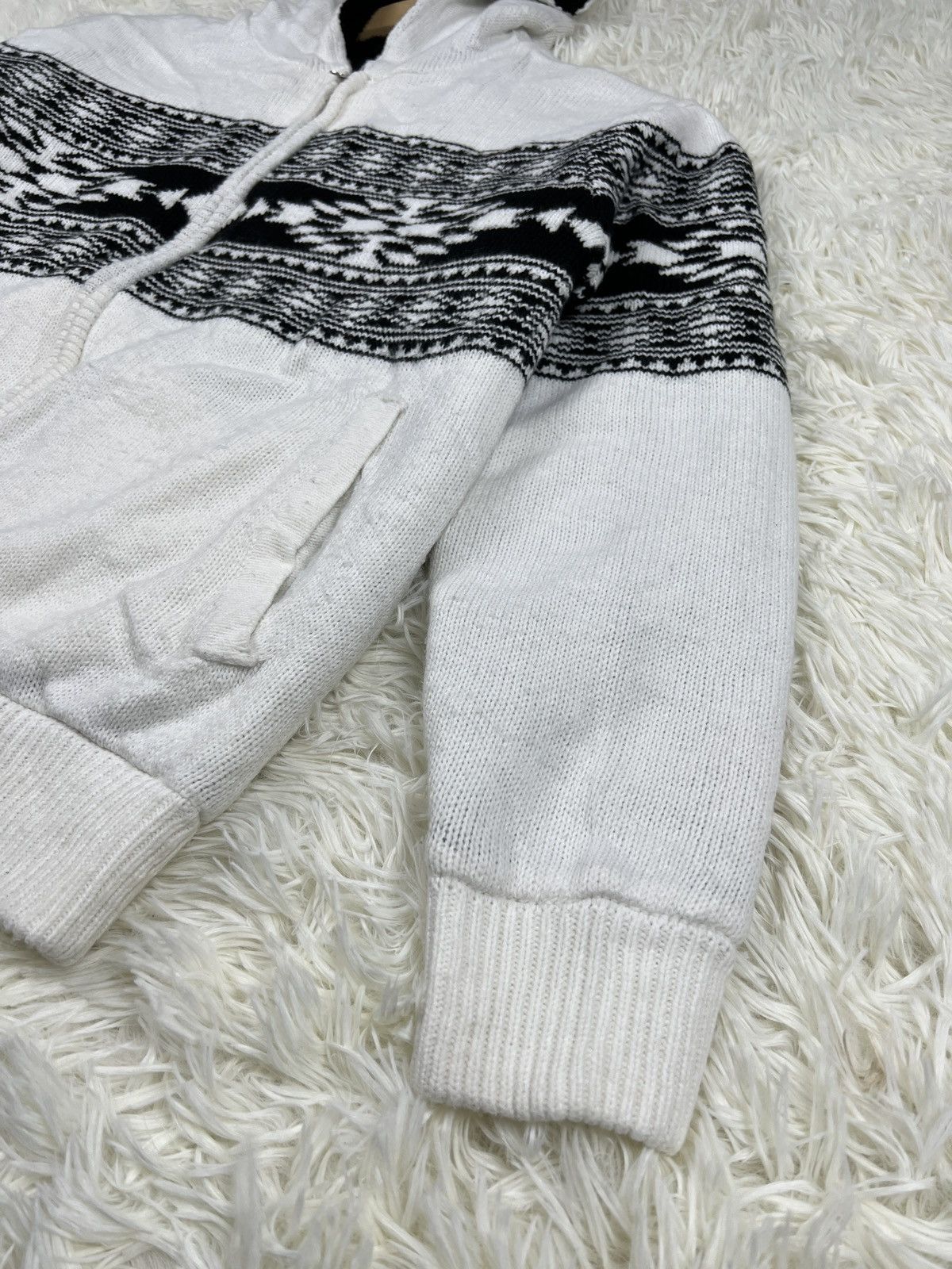 Designer × Japanese Brand AZUL BY MOUSSY | CHIMAYO QUILTING KNIT BLOUSON Size US L / EU 52-54 / 3 - 5 Thumbnail