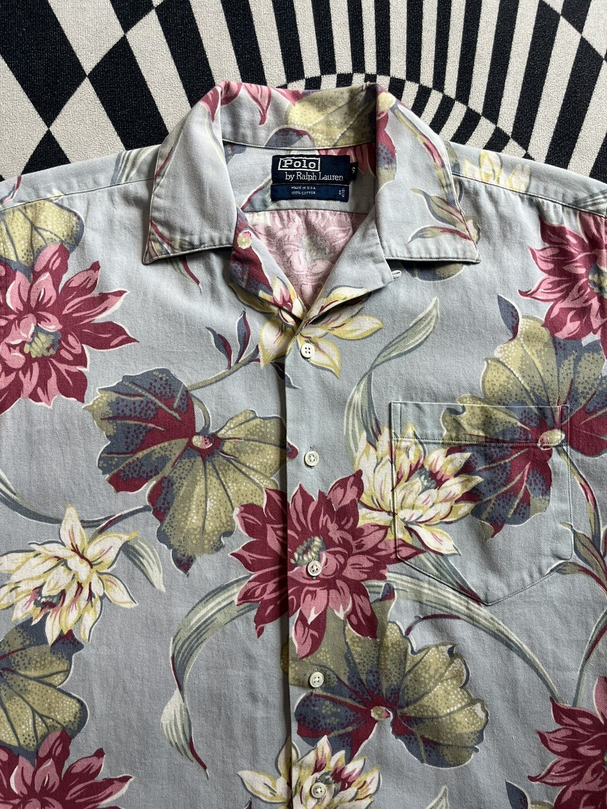 Polo Ralph Lauren Vintage Polo Ralph Lauren Aop Flowers Shirt 90’s Size US S / EU 44-46 / 1 - 5 Thumbnail