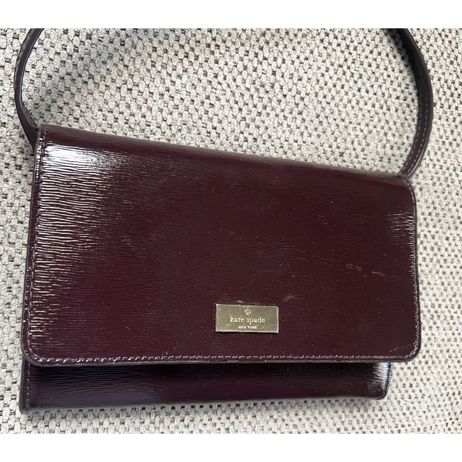 Vintage kate spade new york Clutch Wallet Convertible Crossbody Patent Leather Size ONE SIZE - 3 Thumbnail