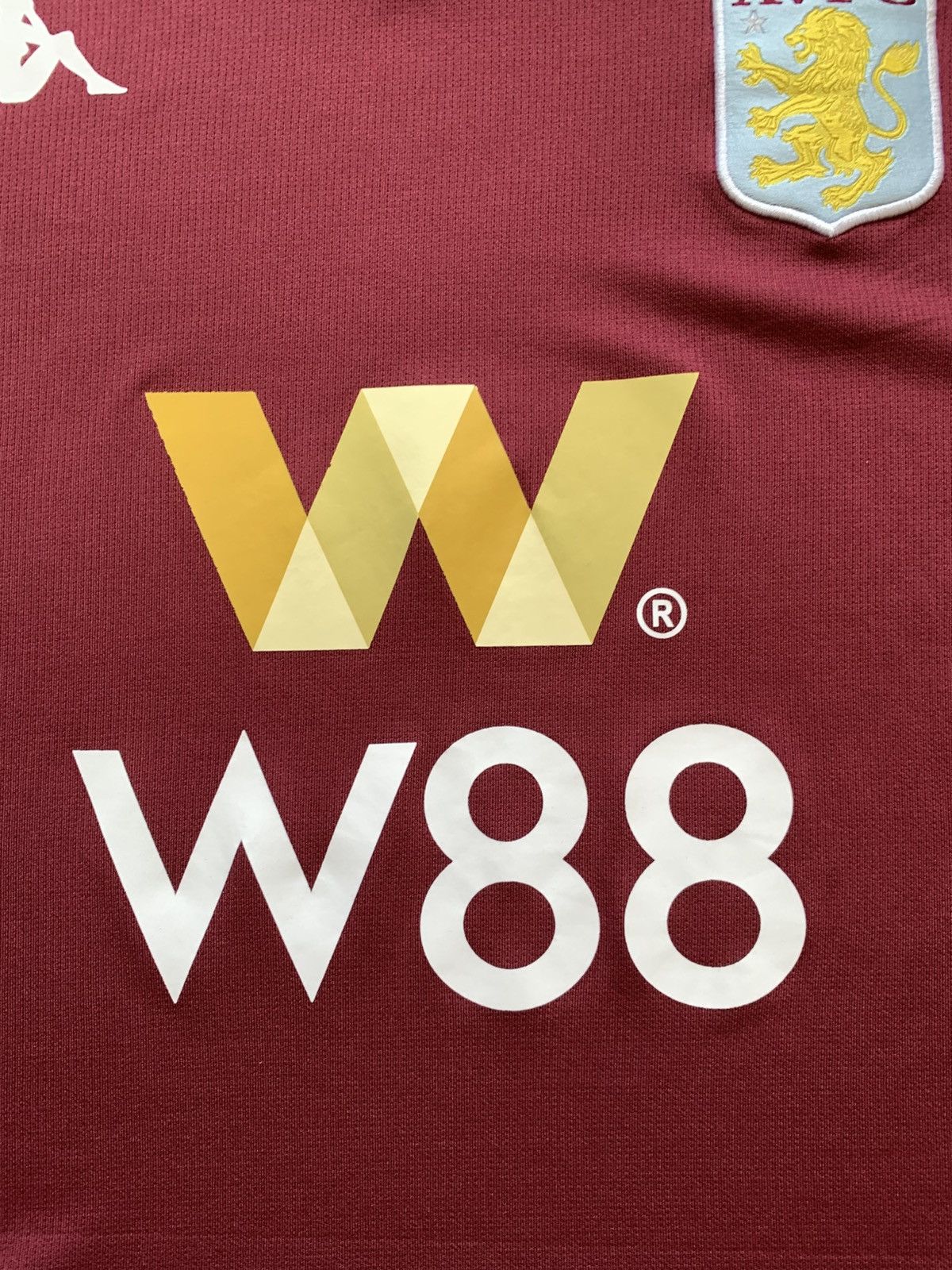 Kappa 🔥KAPPA ASTON VILLA 2019/20 HOME SOCCER JERSEY SHIRT Size US M / EU 48-50 / 2 - 5 Thumbnail