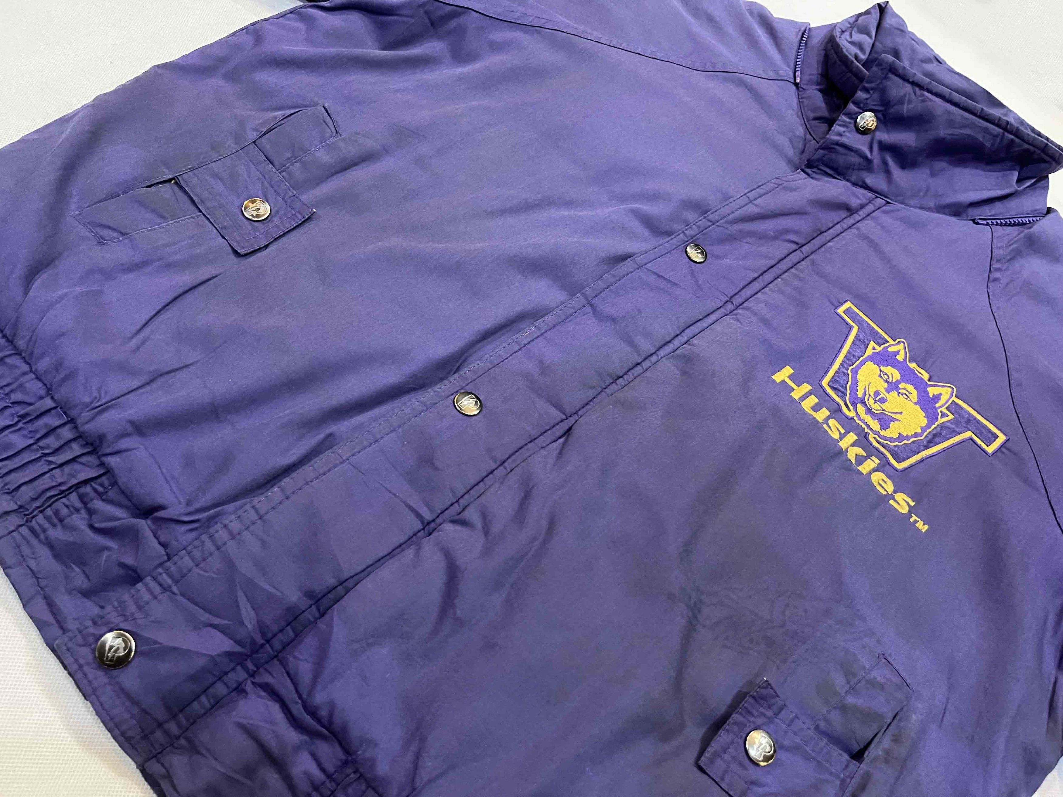 NCAA × Pro Player × Vintage Vintage Pro Player Washington UW Huskies Full Zip Jacket Size US M / EU 48-50 / 2 - 9 Thumbnail